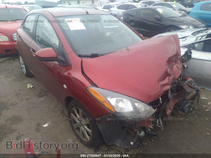 2014 Mazda MAZDA2 Touring (VIN JM1DE1LY5E0174986) — фото 1 из 10, IAAI, повреждение: левая передняя часть