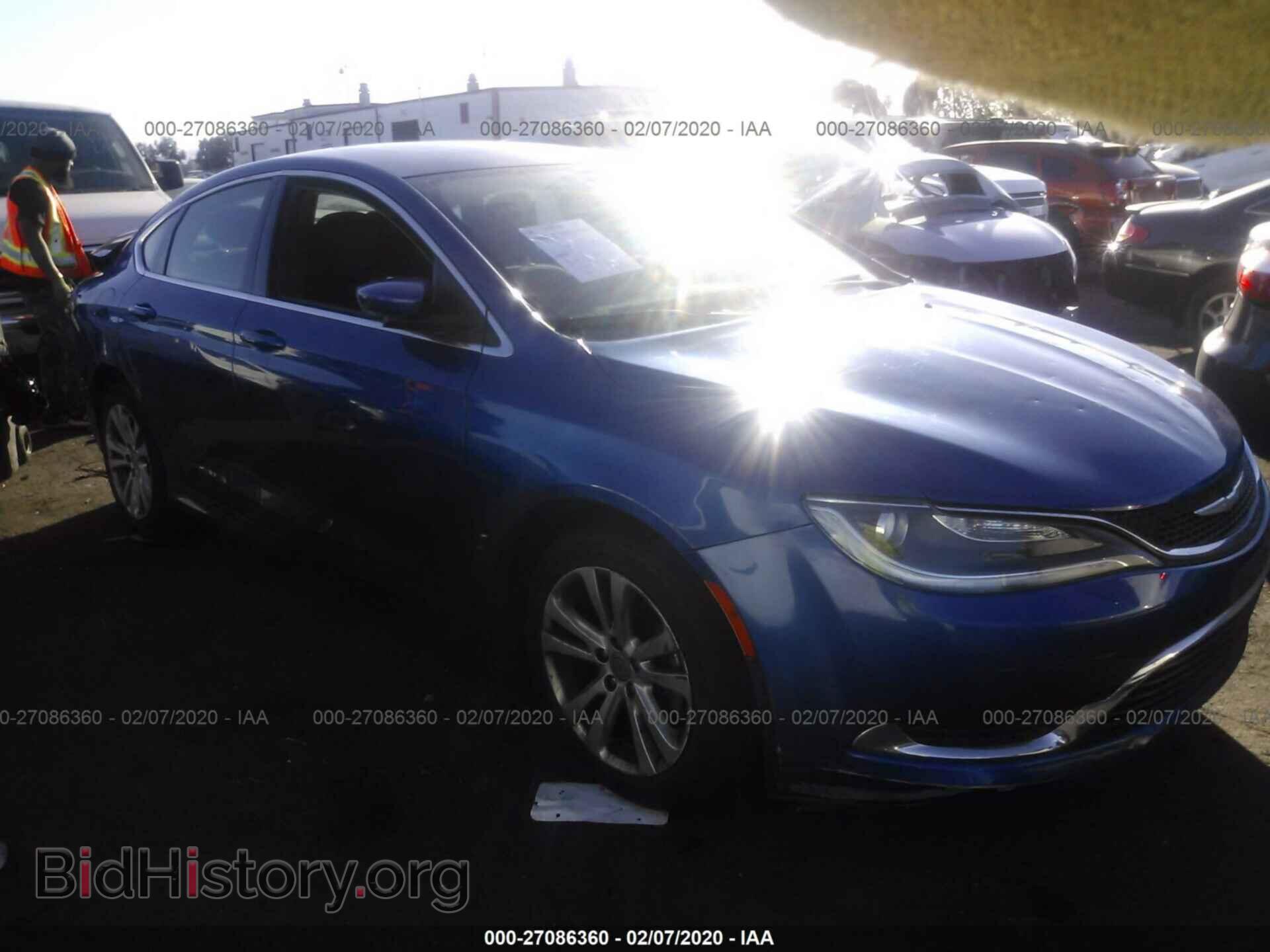 Photo 1C3CCCABXFN722484 - CHRYSLER 200 2015