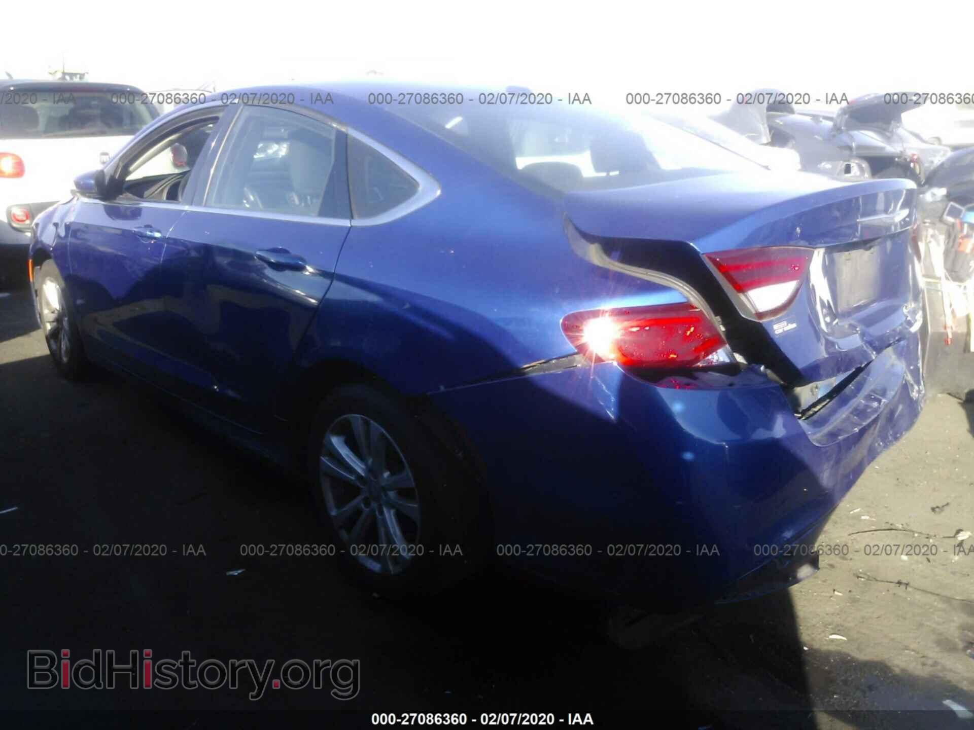 2015 CHRYSLER 200 - VIN: 1C3CCCABXFN722484 - Фото 3