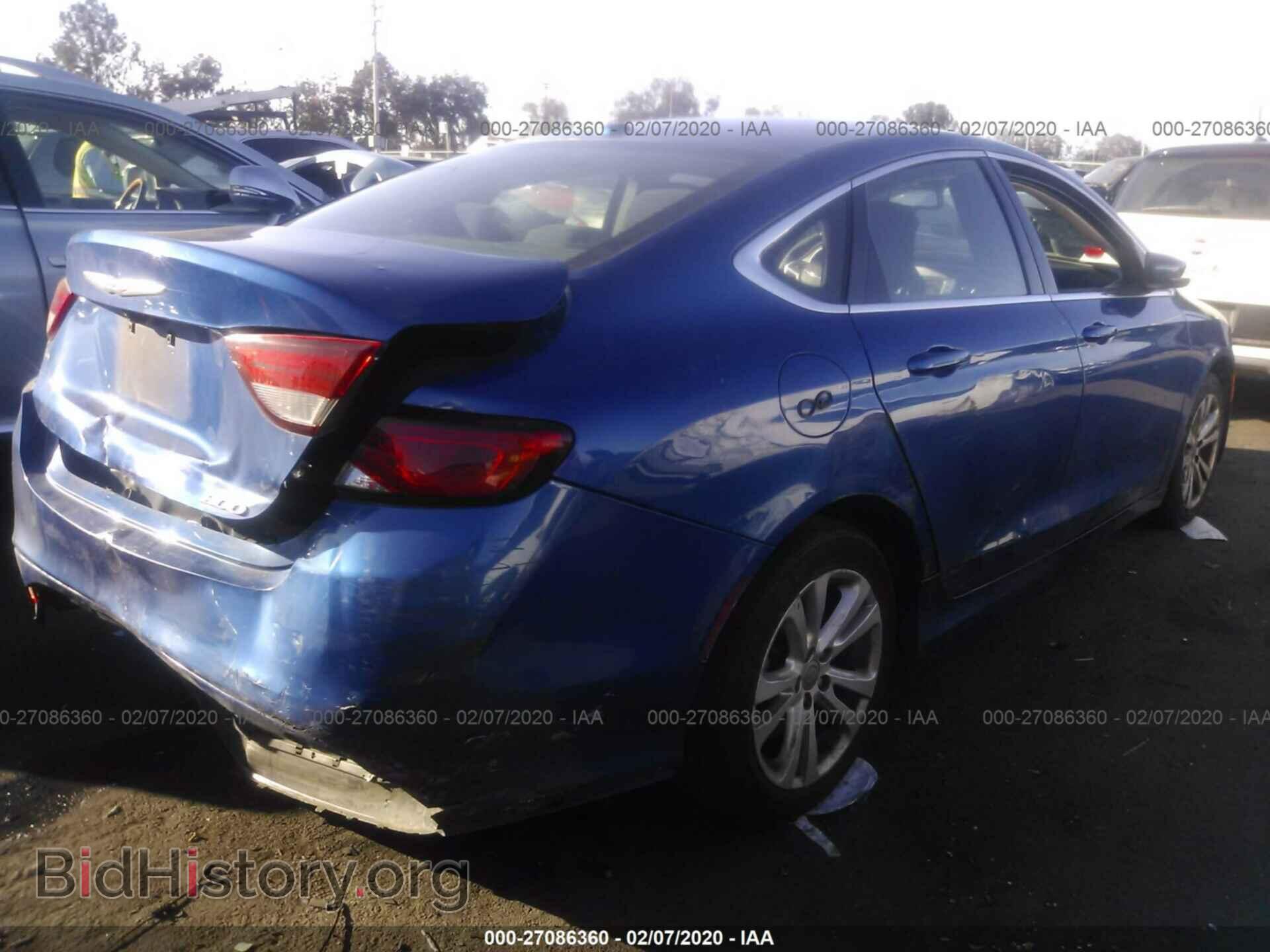 2015 CHRYSLER 200 - VIN: 1C3CCCABXFN722484 - Фото 4