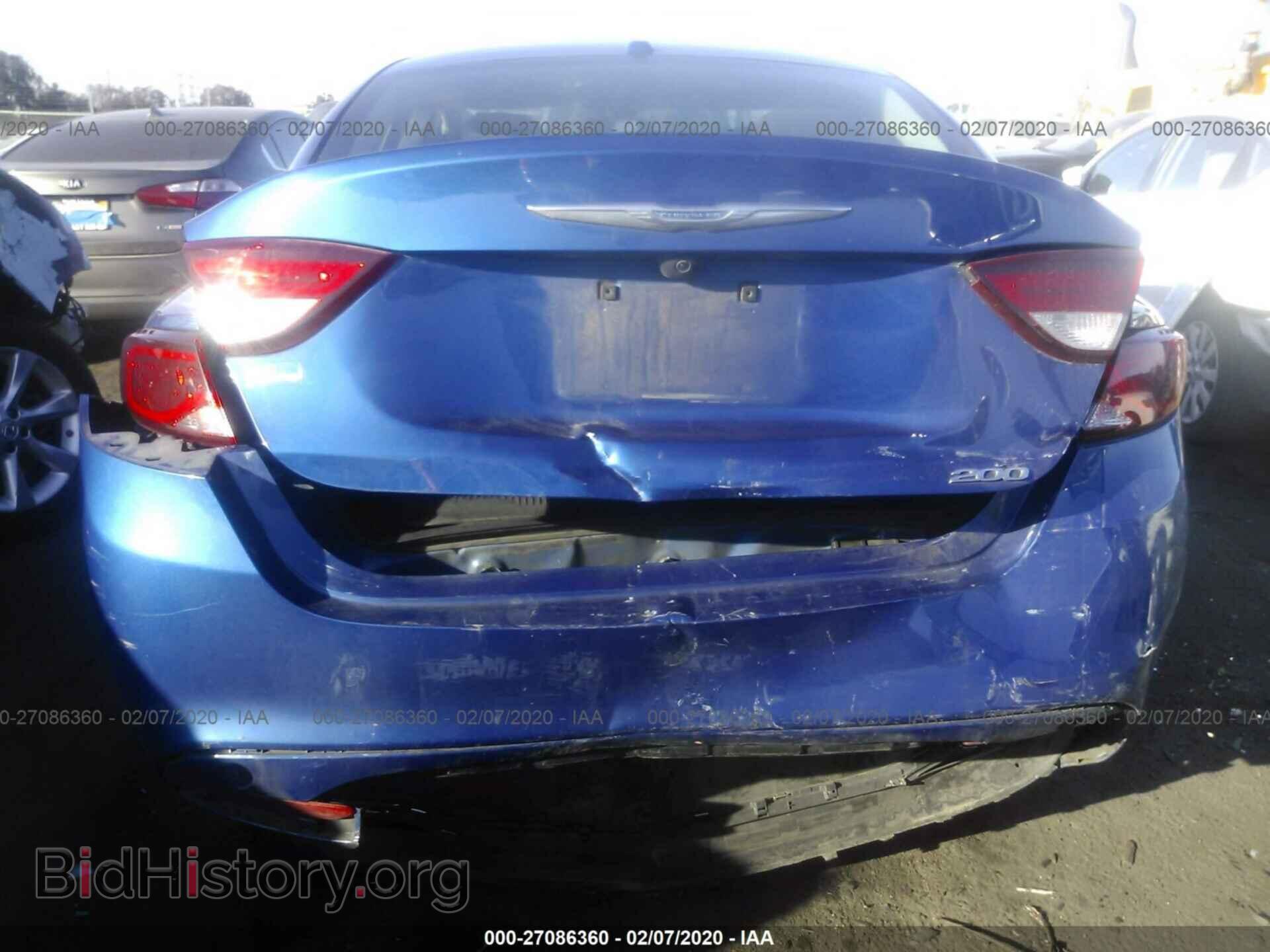 2015 CHRYSLER 200 - VIN: 1C3CCCABXFN722484 - Фото 6