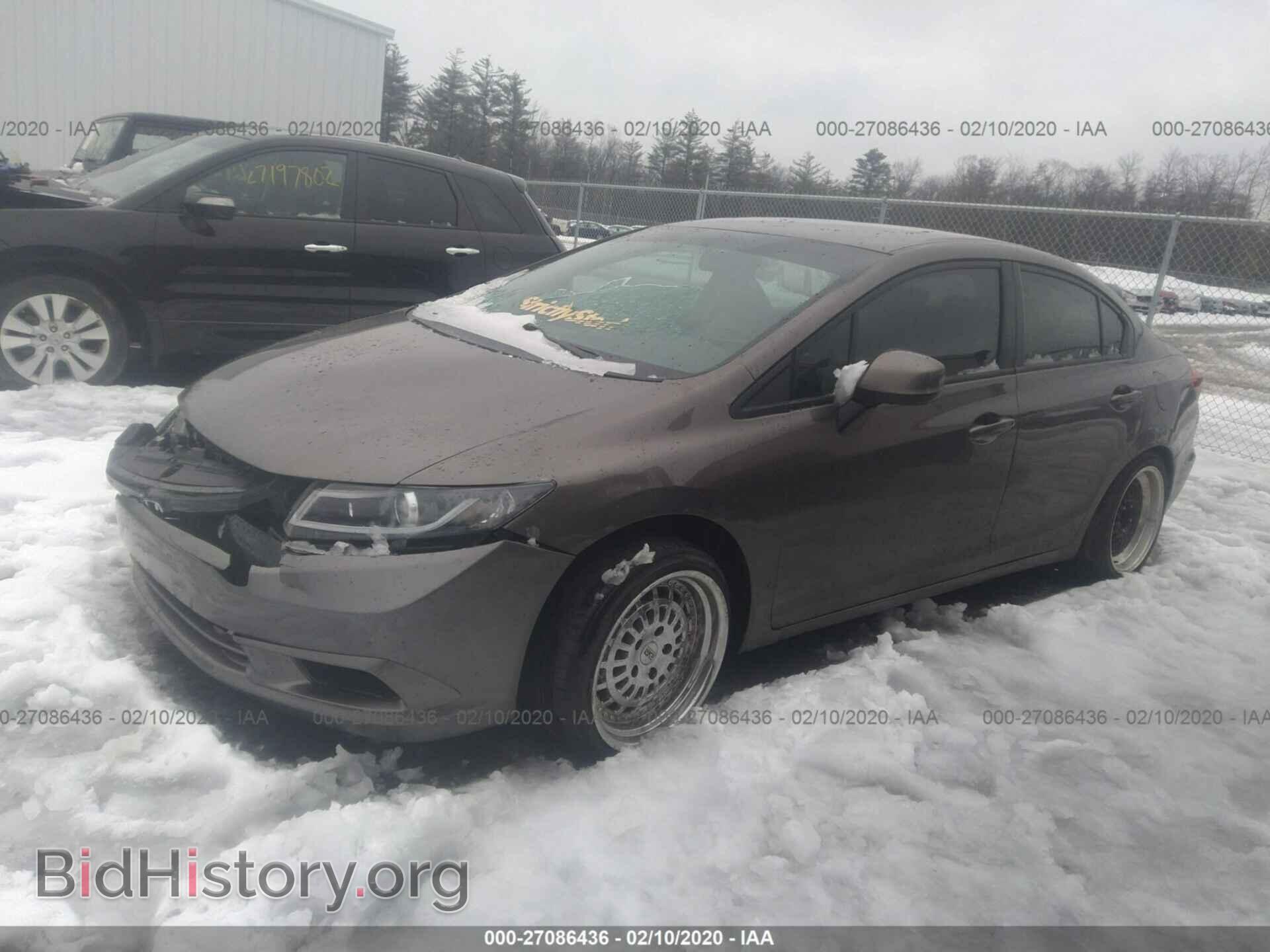 2012 HONDA CIVIC - VIN: 2HGFB2F50CH529064 - Фото 2
