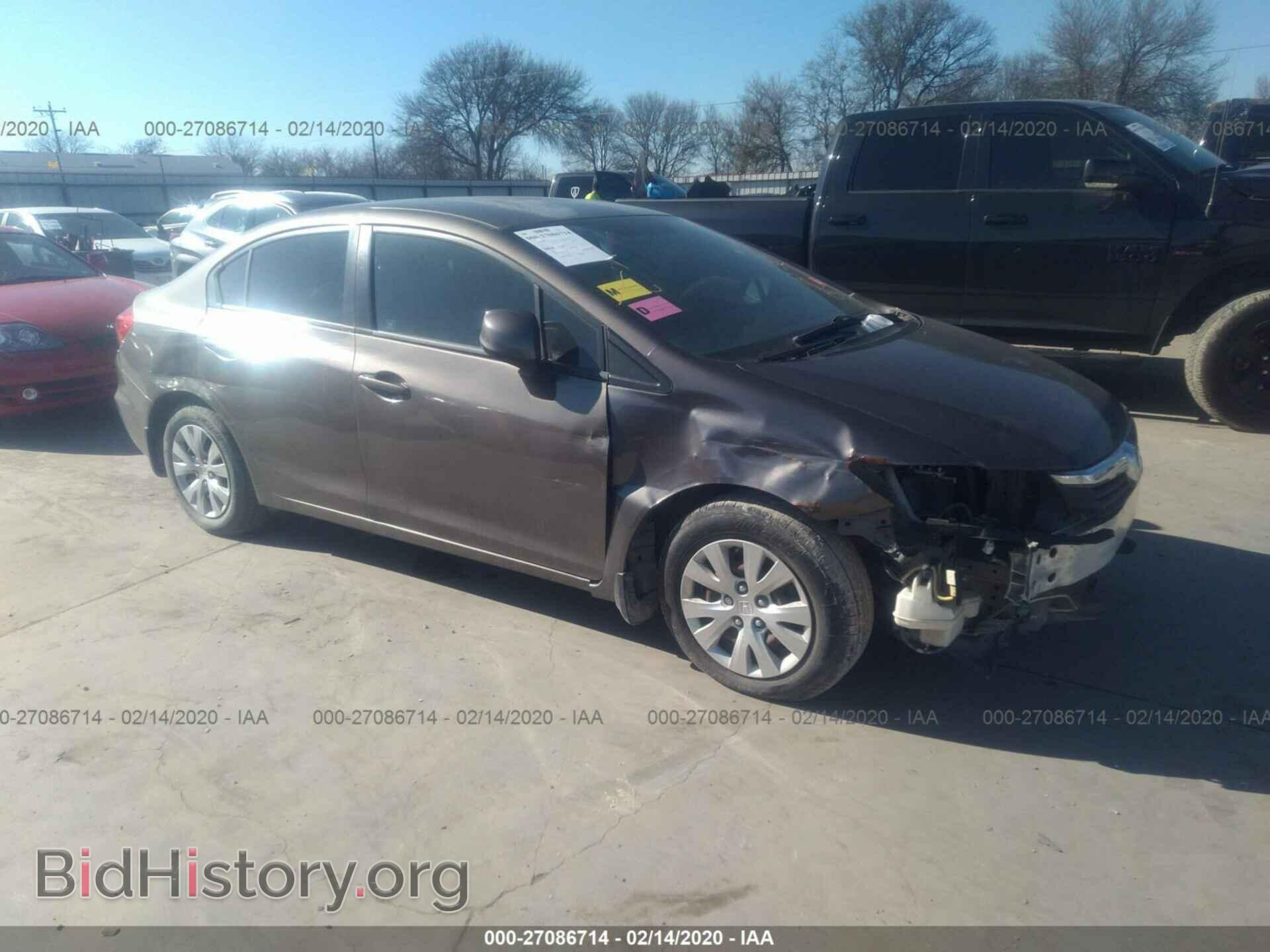 Фотография 2HGFB2F5XCH578028 - HONDA CIVIC 2012