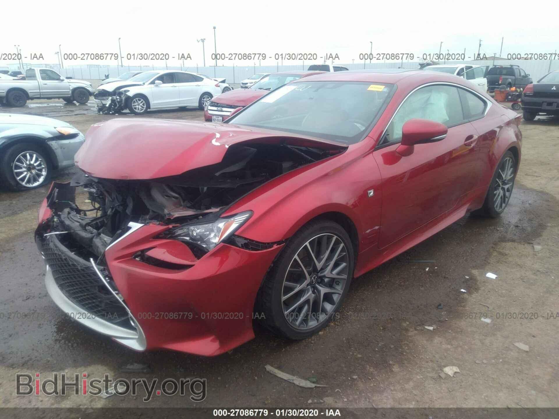2017 LEXUS RC - VIN: JTHHE5BC8H5017134 - Фото 2