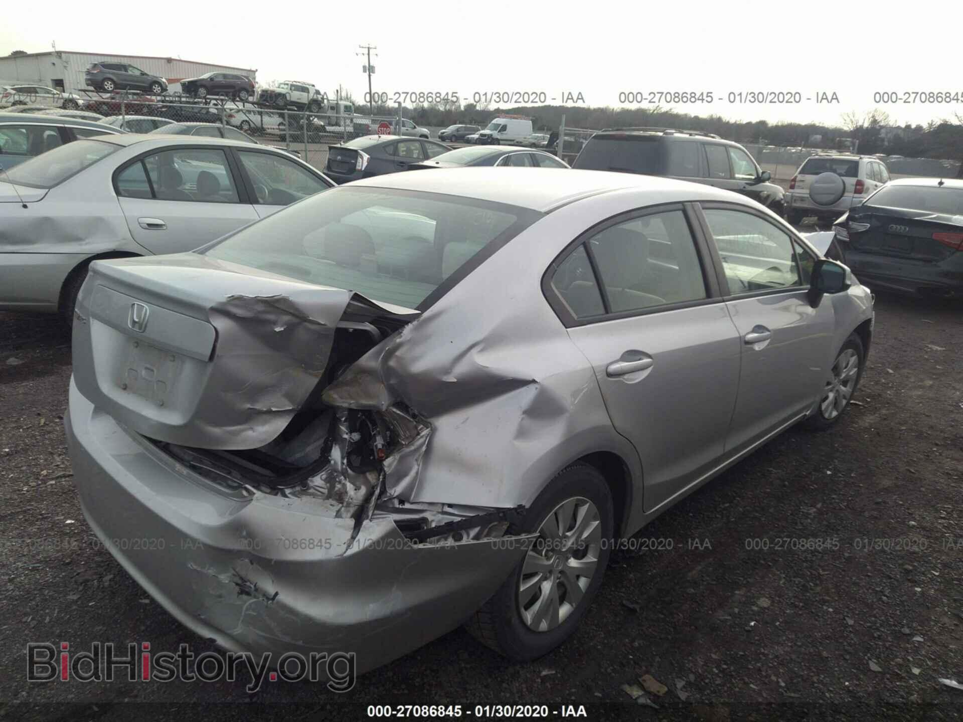 2012 HONDA CIVIC - VIN: 19XFB2F56CE004763 - Фото 4