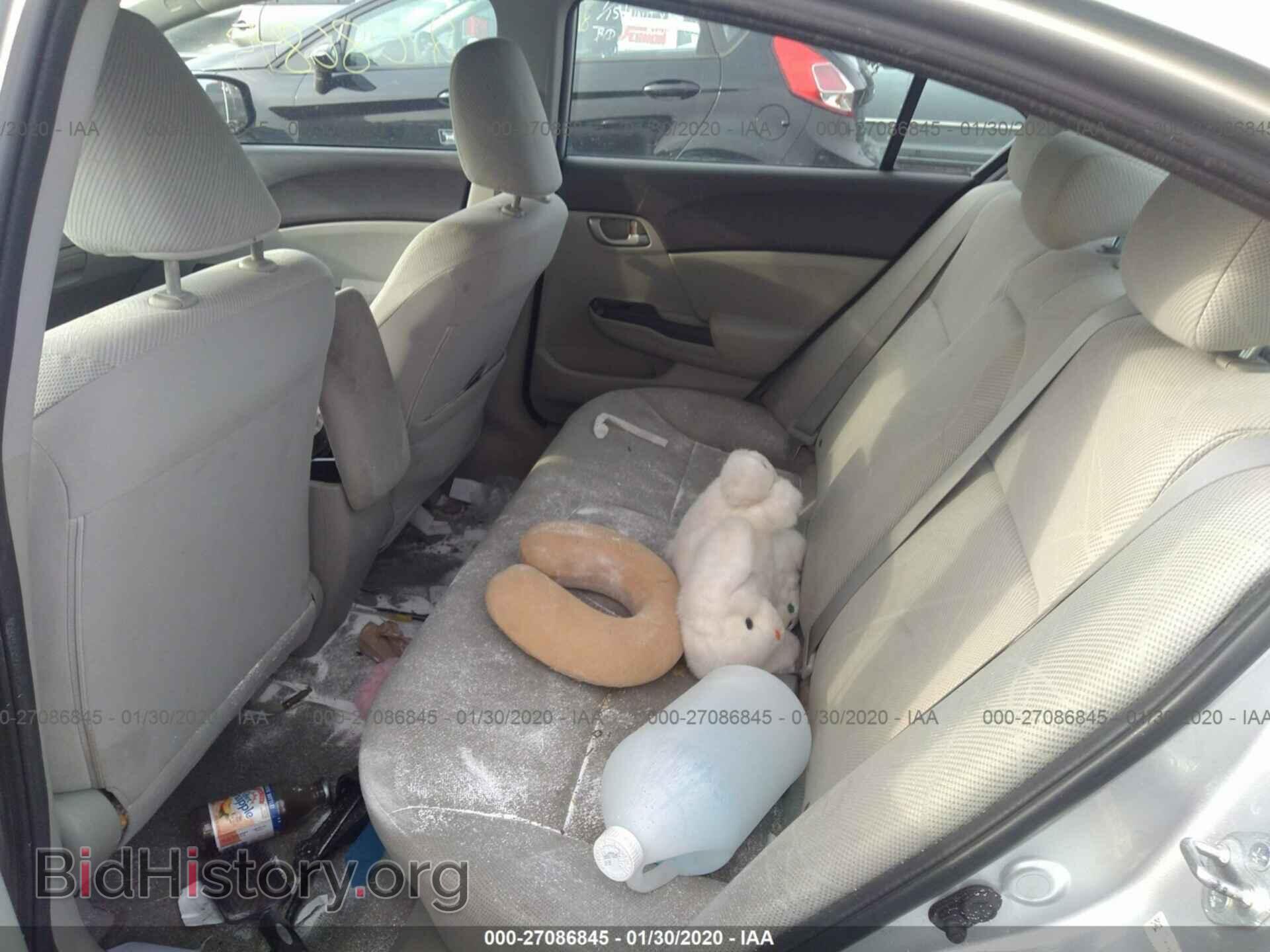 2012 HONDA CIVIC - VIN: 19XFB2F56CE004763 - Фото 8