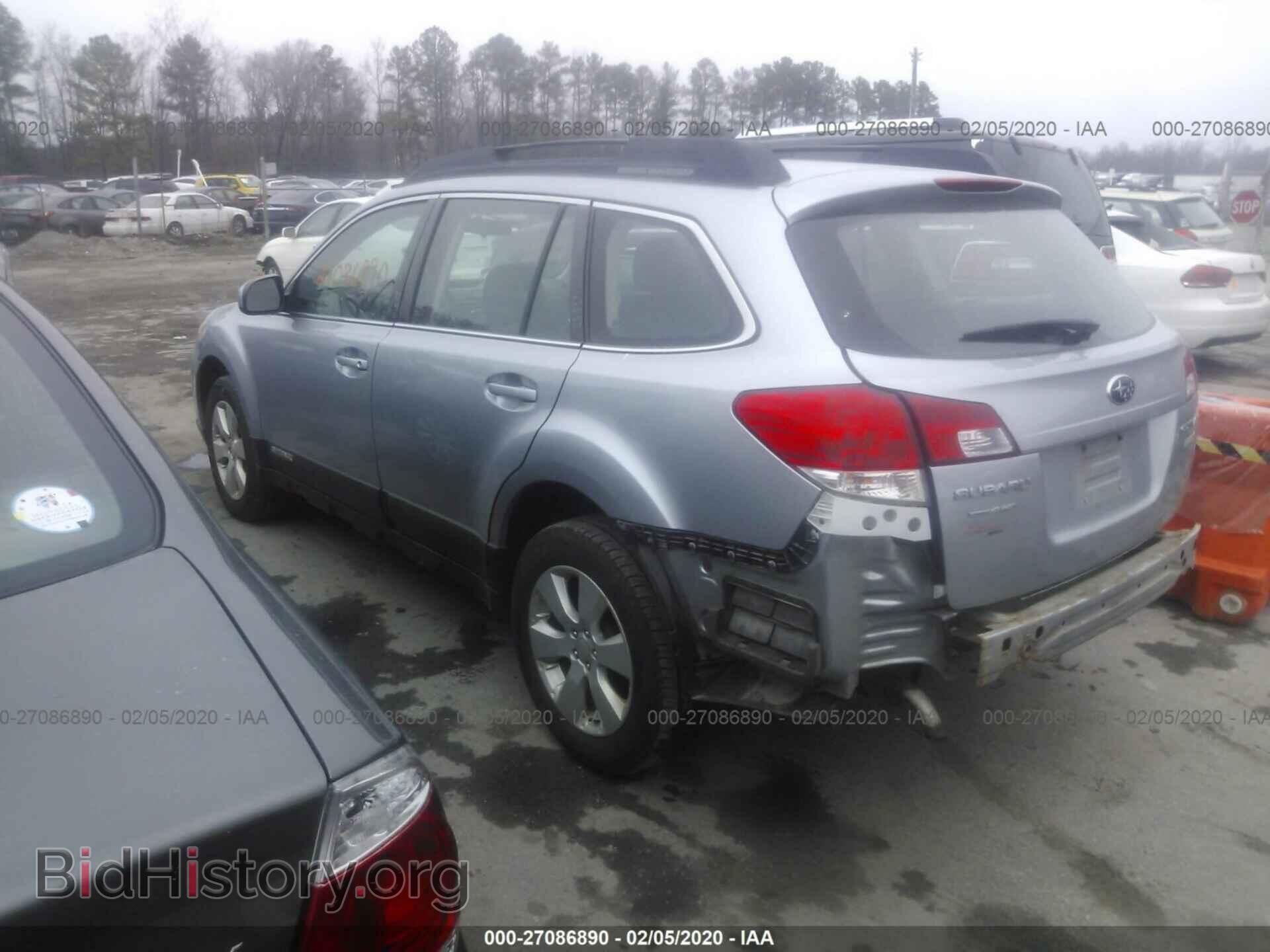2012 SUBARU OUTBACK - VIN: 4S4BRBAC0C3206825 - Фото 3