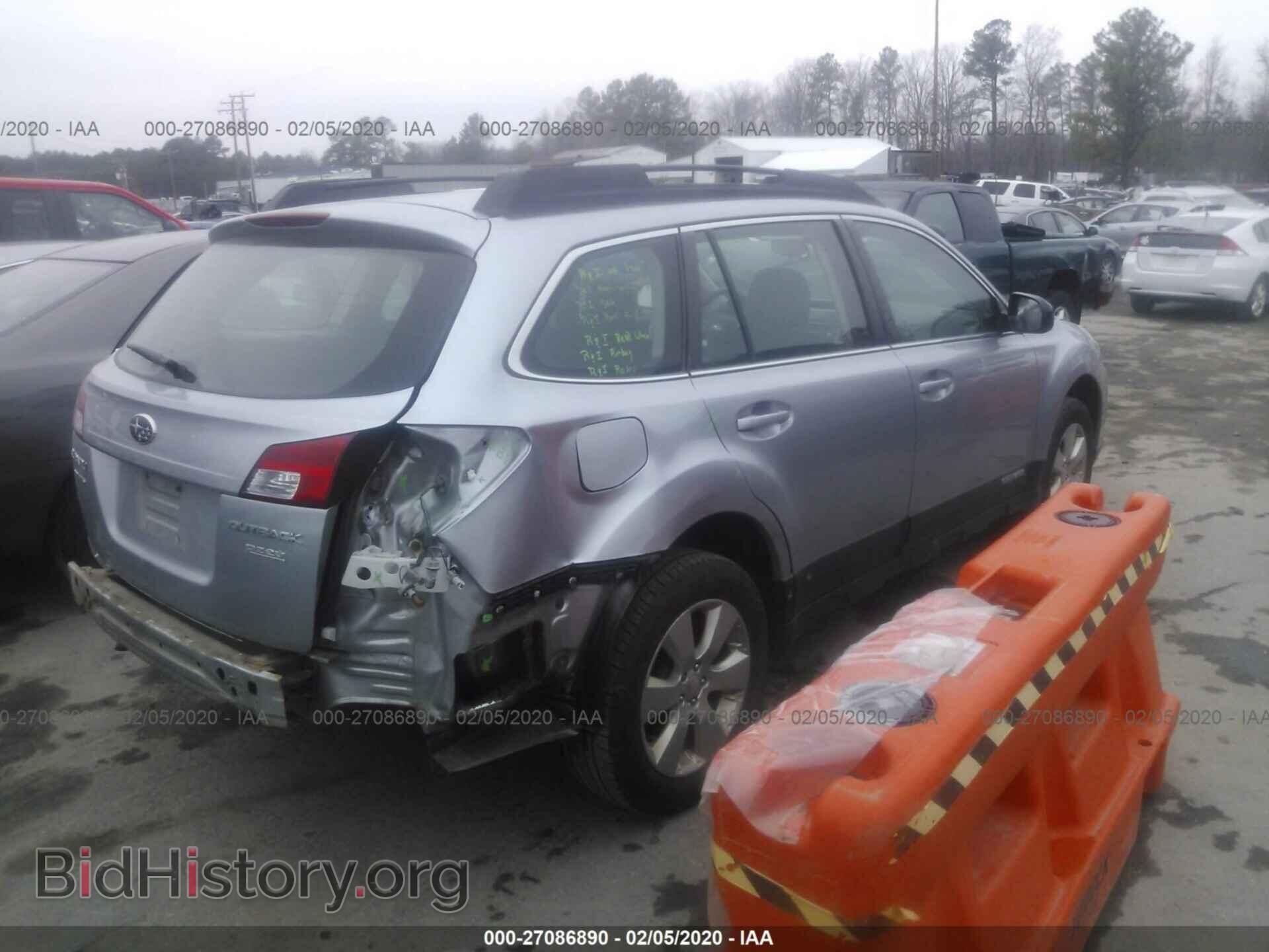 2012 SUBARU OUTBACK - VIN: 4S4BRBAC0C3206825 - Фото 4