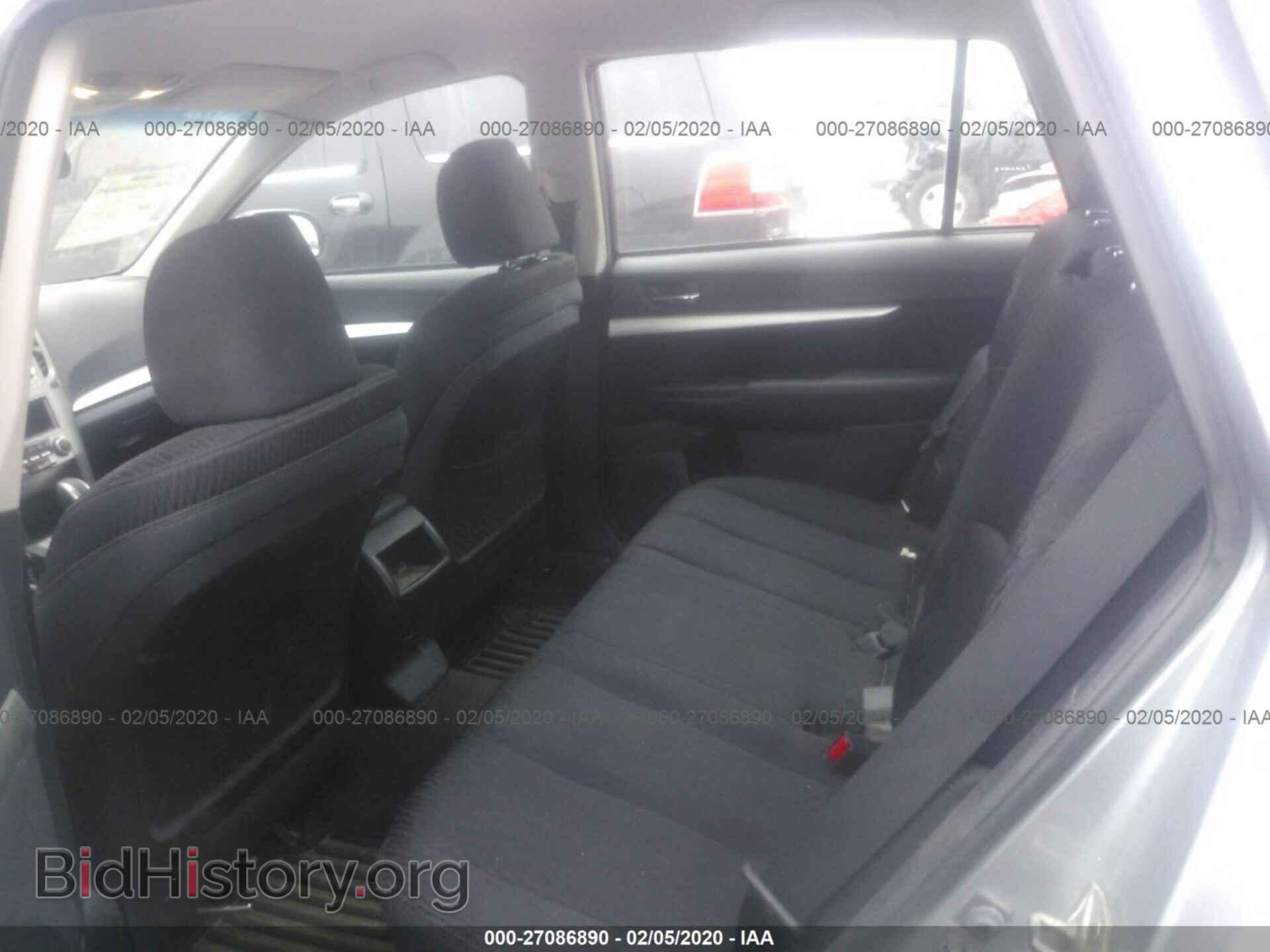 2012 SUBARU OUTBACK - VIN: 4S4BRBAC0C3206825 - Фото 8