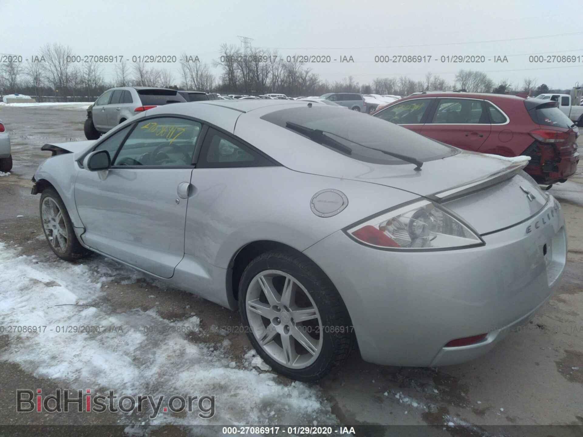 2007 MITSUBISHI ECLIPSE - VIN: 4A3AK64F27E071842 - Фото 3