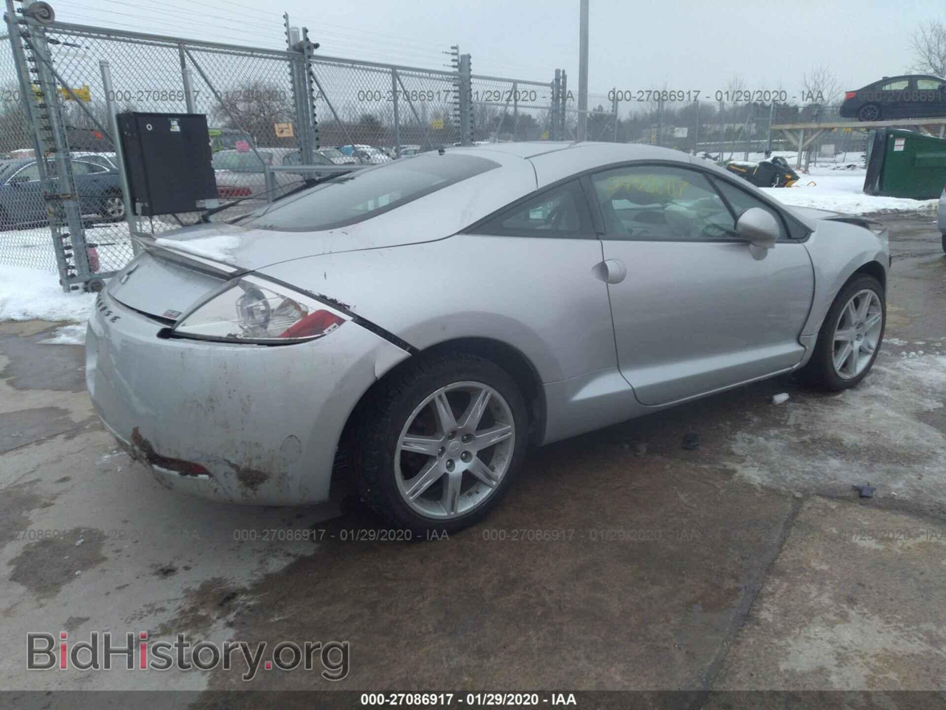 2007 MITSUBISHI ECLIPSE - VIN: 4A3AK64F27E071842 - Фото 4