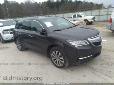 2014 Acura MDX Technology, черный — VIN 5FRYD3H47EB010354, IAAI