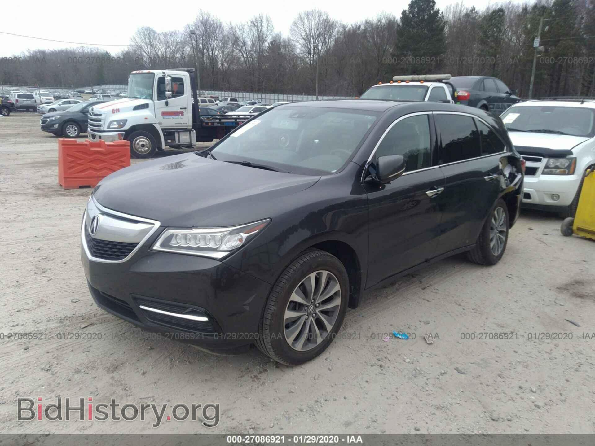 2014 ACURA MDX - VIN: 5FRYD3H47EB010354 - Фото 2