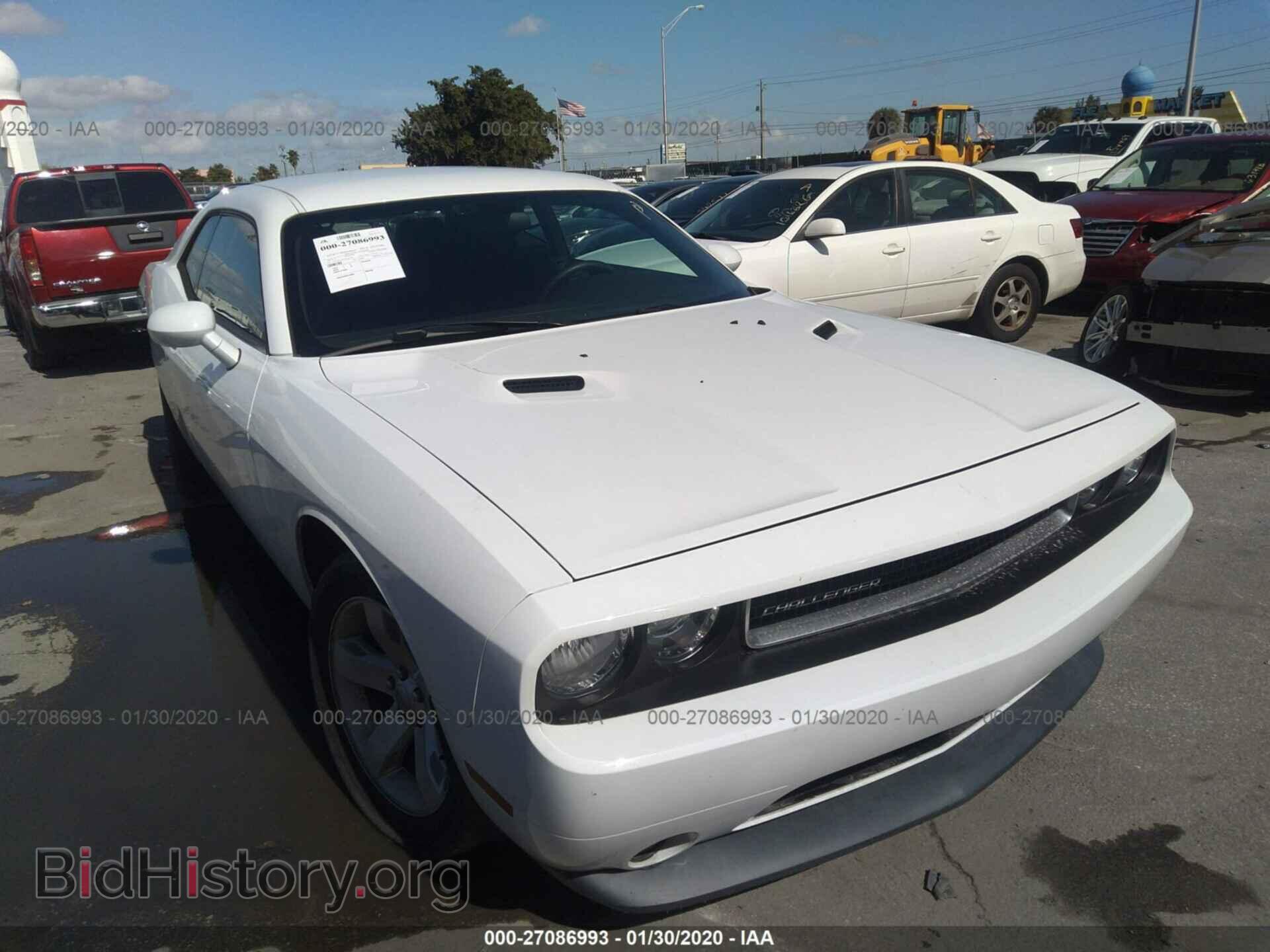 Фотография 2C3CDYAG7CH155581 - DODGE CHALLENGER 2012