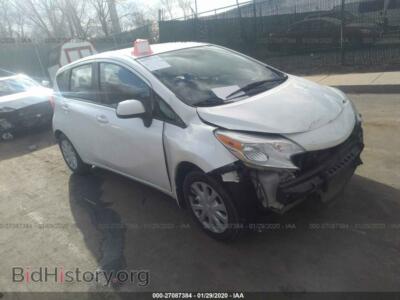 2014 Nissan VERSA NOTE S/S Plus/SV/SL, белый — VIN 3N1CE2CP3EL395985, IAAI