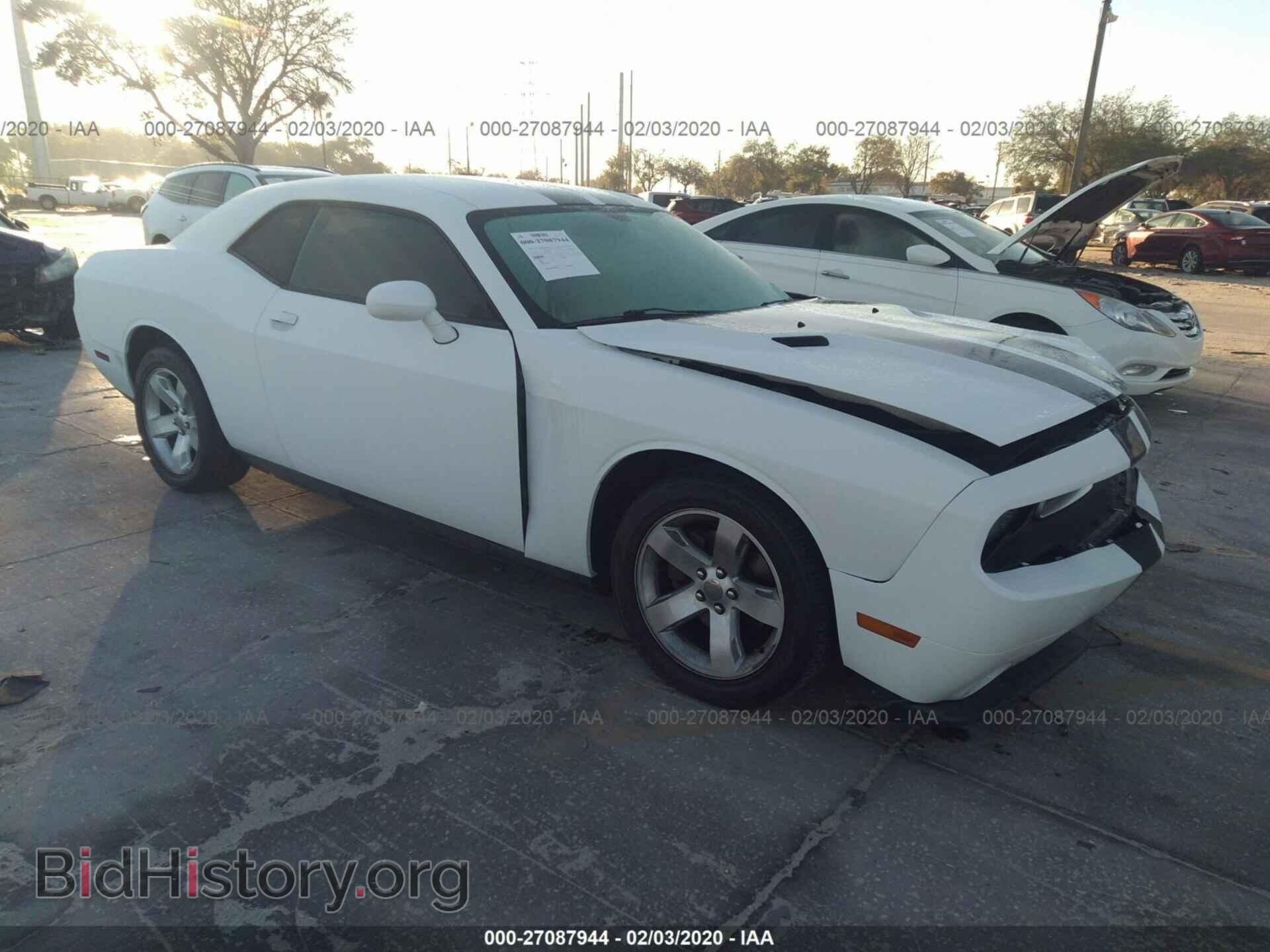 Фотография 2C3CDYAG3CH157599 - DODGE CHALLENGER 2012