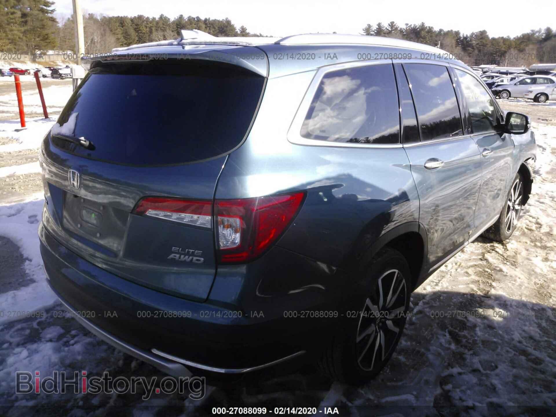 2019 HONDA PILOT - VIN: 5FNYF6H04KB022404 - Фото 4