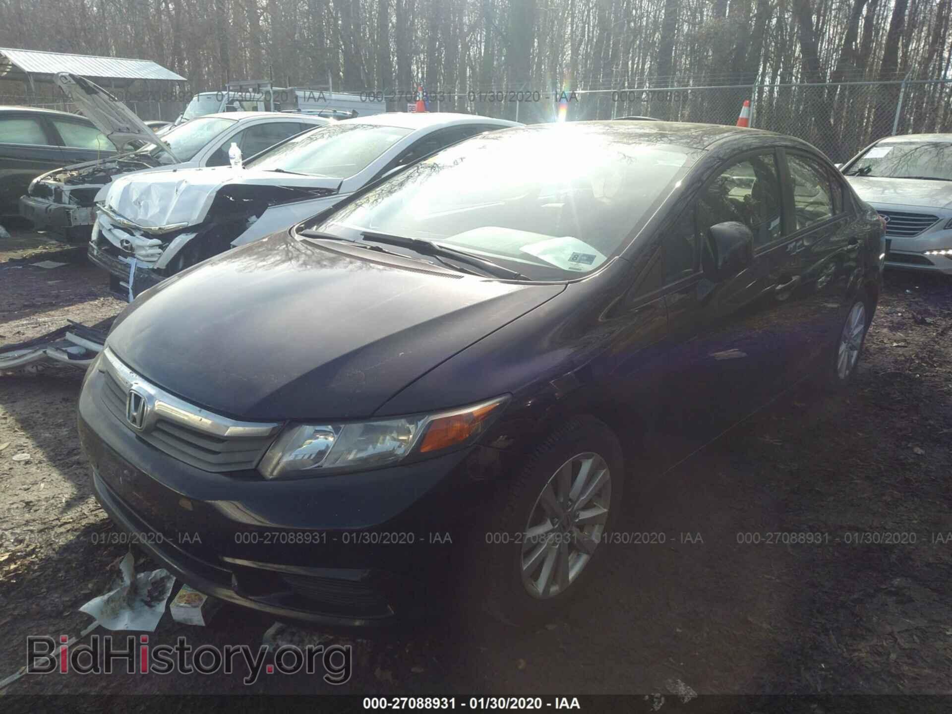 2012 HONDA CIVIC - VIN: 19XFB2F83CE309812 - Фото 2