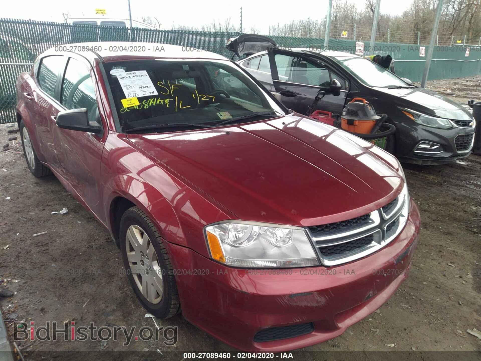 Photo 1C3CDZAB4EN182774 - DODGE AVENGER 2014
