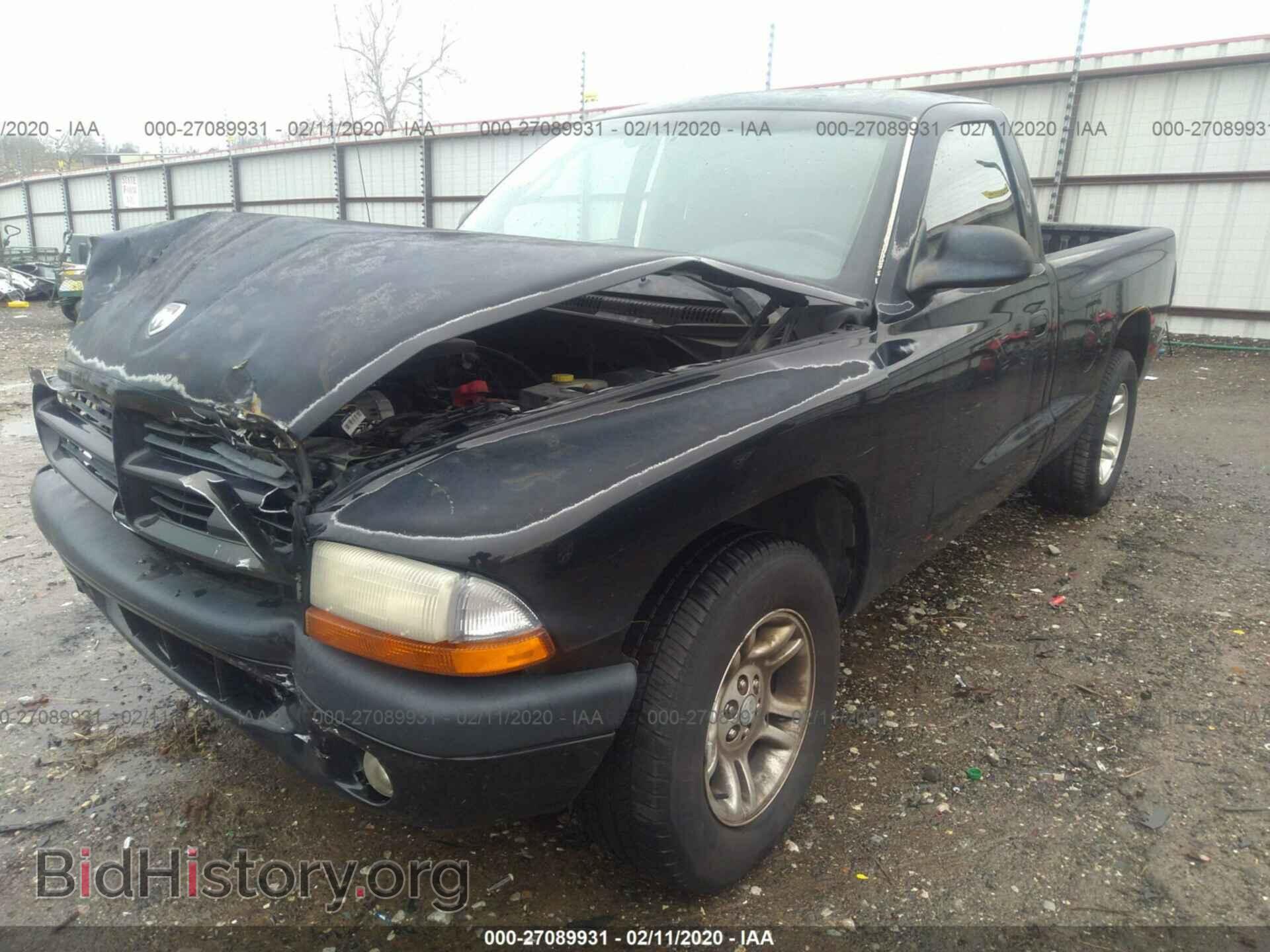 2001 DODGE DAKOTA - VIN: 1B7FL26N21S214395 - Фото 2