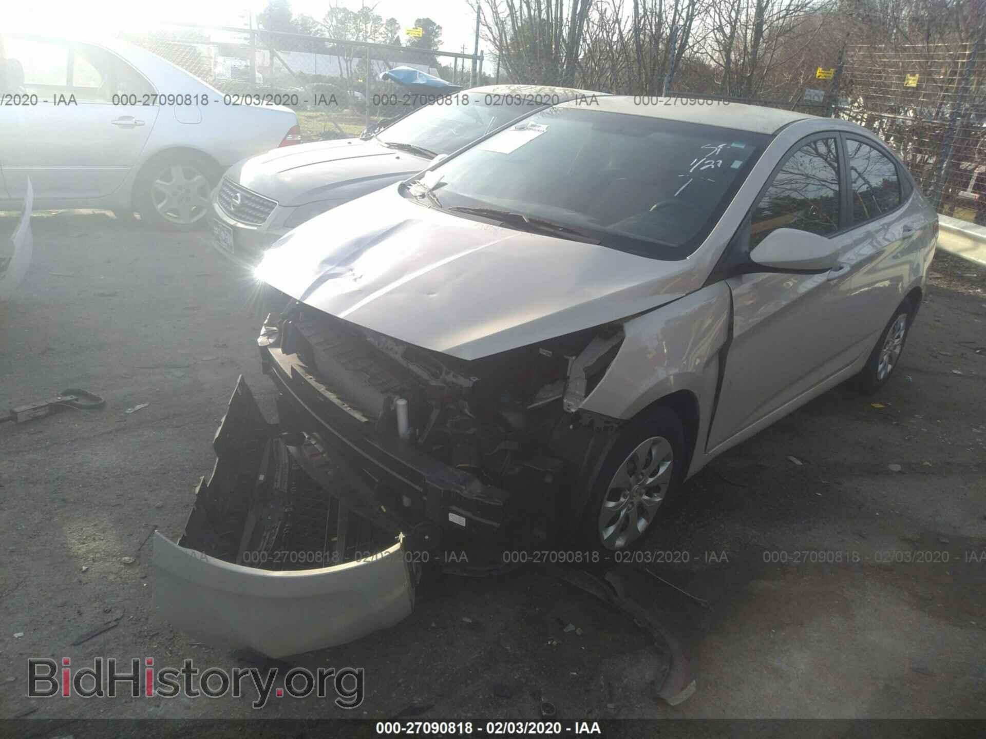 2016 HYUNDAI ACCENT - VIN: KMHCT4AE6GU078500 - Фото 2