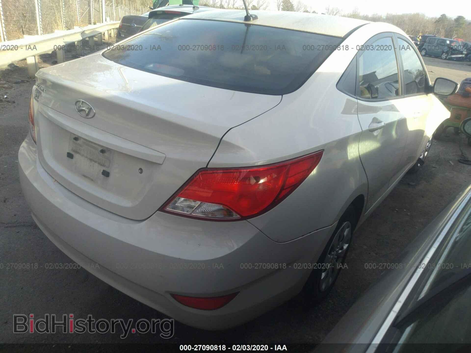 2016 HYUNDAI ACCENT - VIN: KMHCT4AE6GU078500 - Фото 4