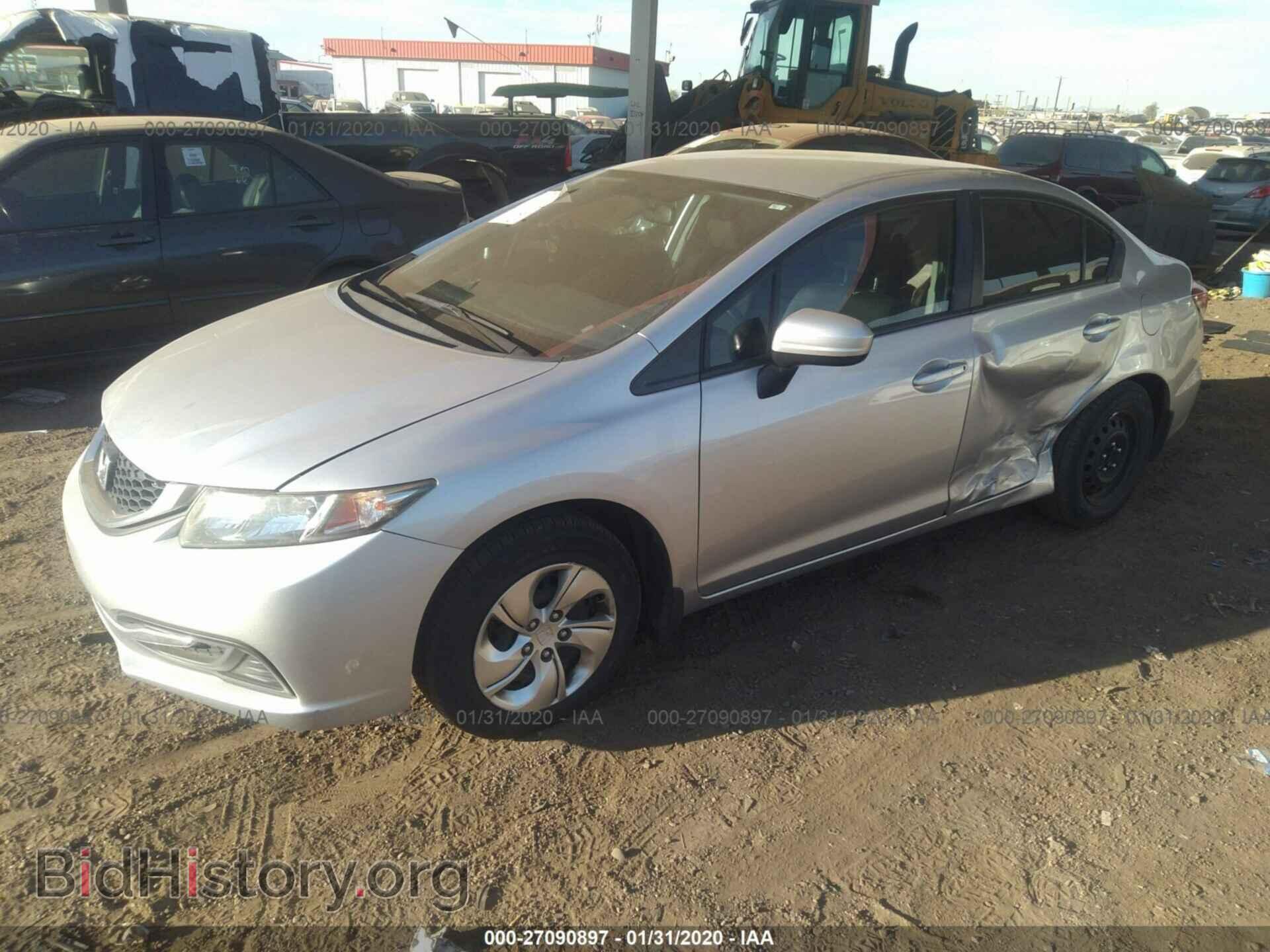 2014 HONDA CIVIC - VIN: 19XFB2F57EE025592 - Фото 2