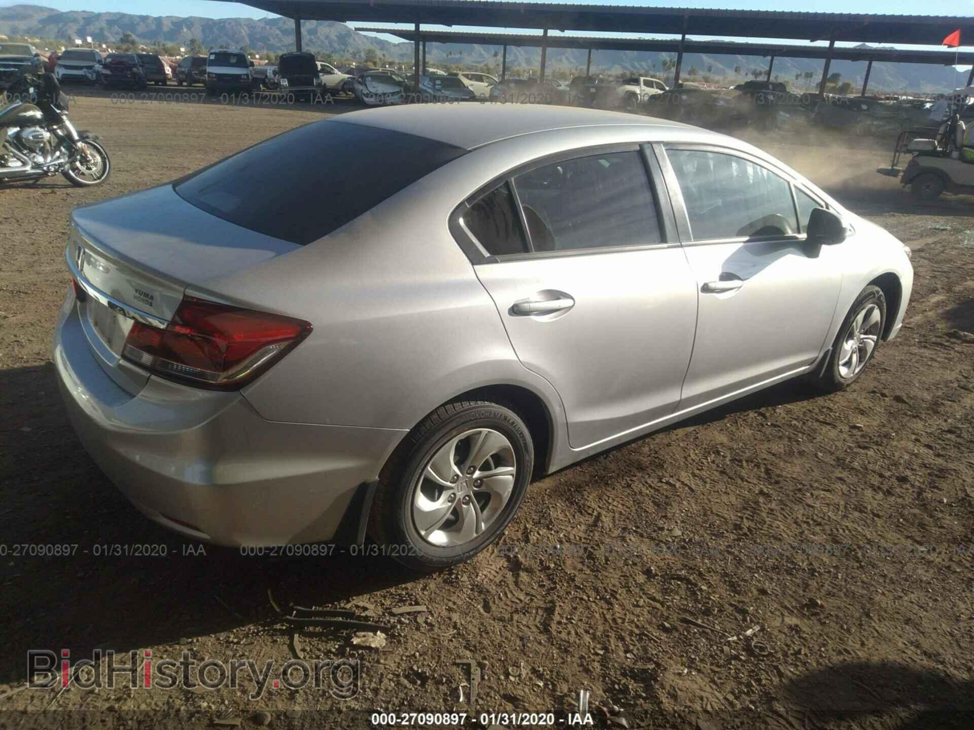 2014 HONDA CIVIC - VIN: 19XFB2F57EE025592 - Фото 4