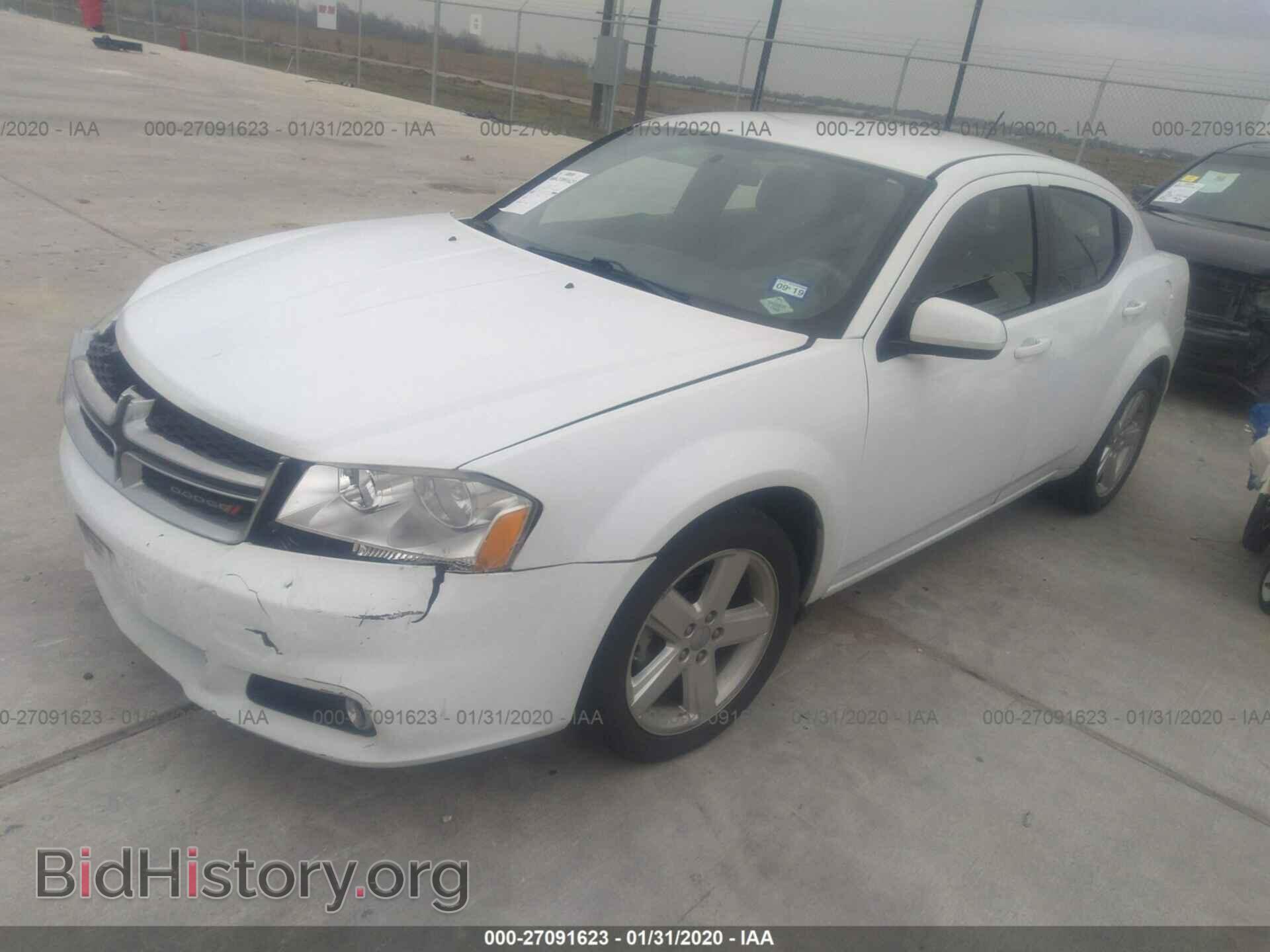 2013 DODGE AVENGER - VIN: 1C3CDZCB6DN707281 - Фото 2