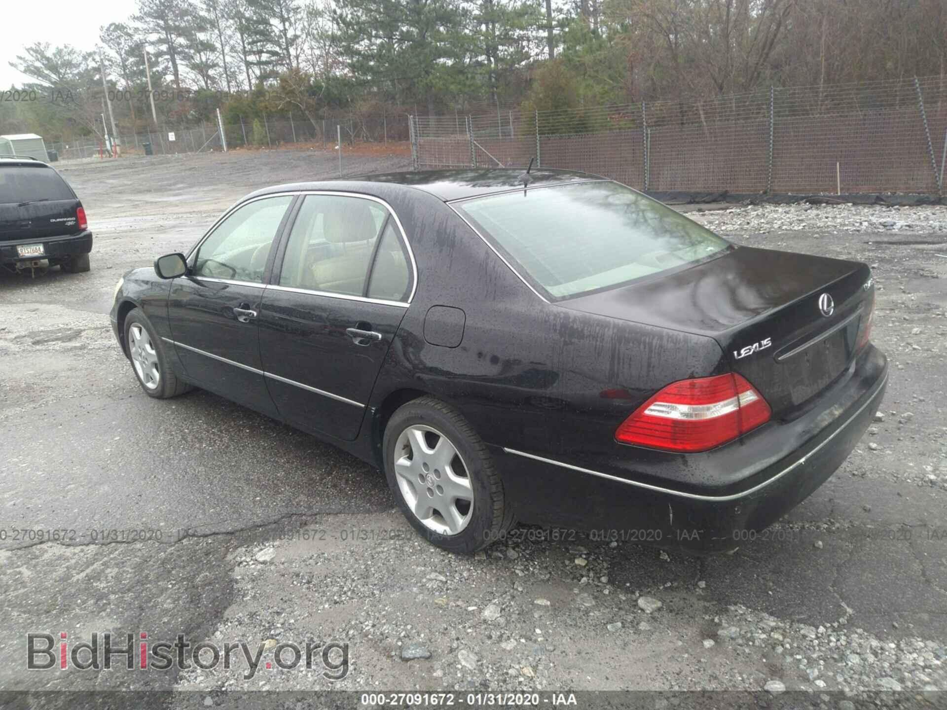 2004 LEXUS LS - VIN: JTHBN36F240160960 - Фото 3