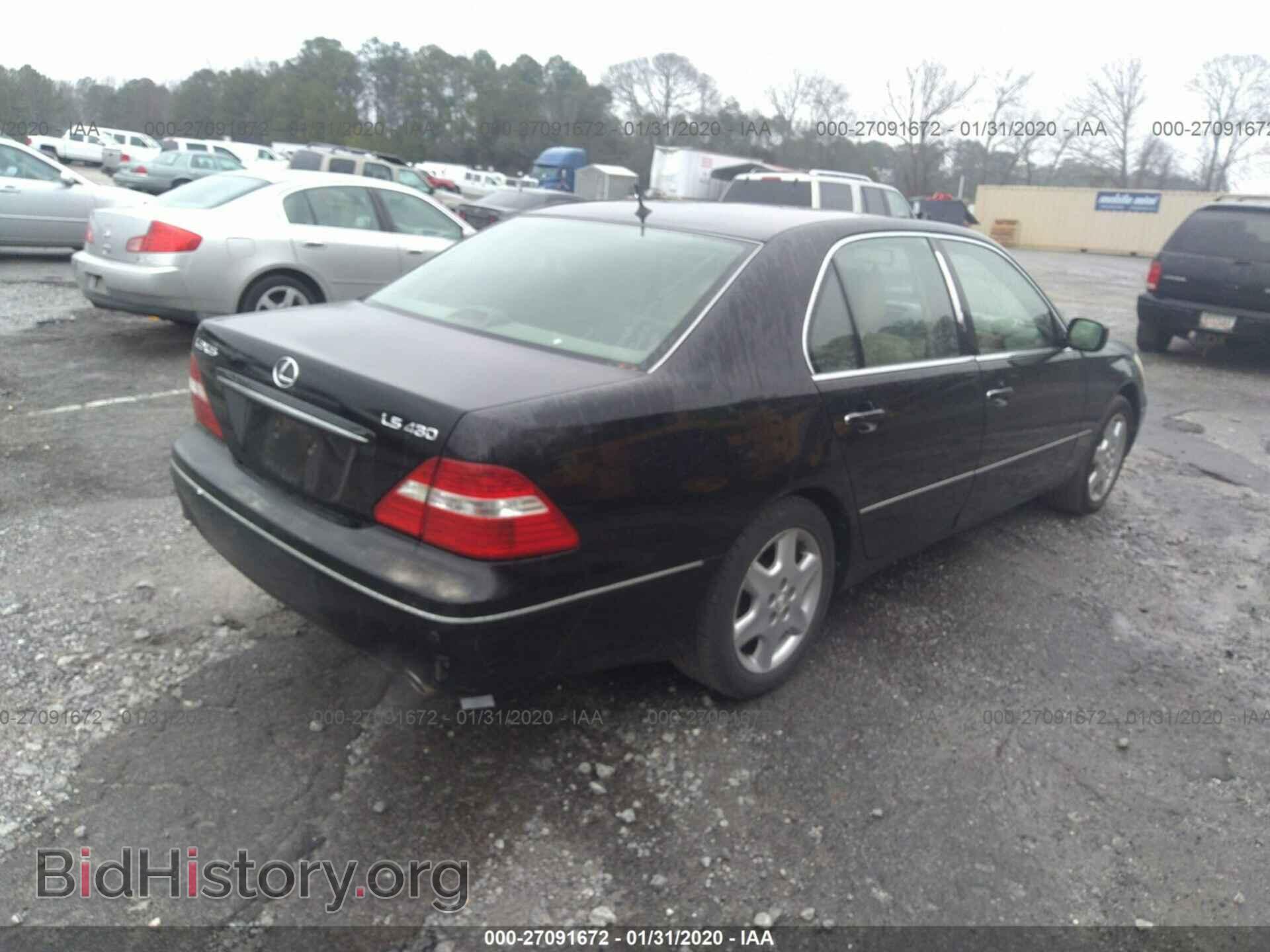 2004 LEXUS LS - VIN: JTHBN36F240160960 - Фото 4