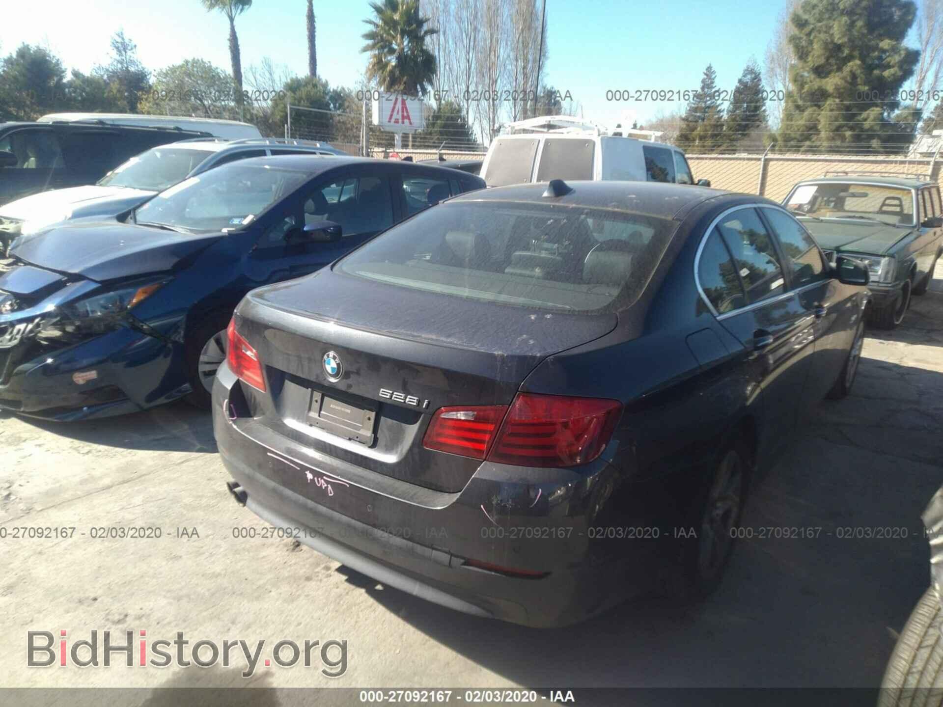 2011 BMW 528 - VIN: WBAFR1C57BC746862 - Фото 4