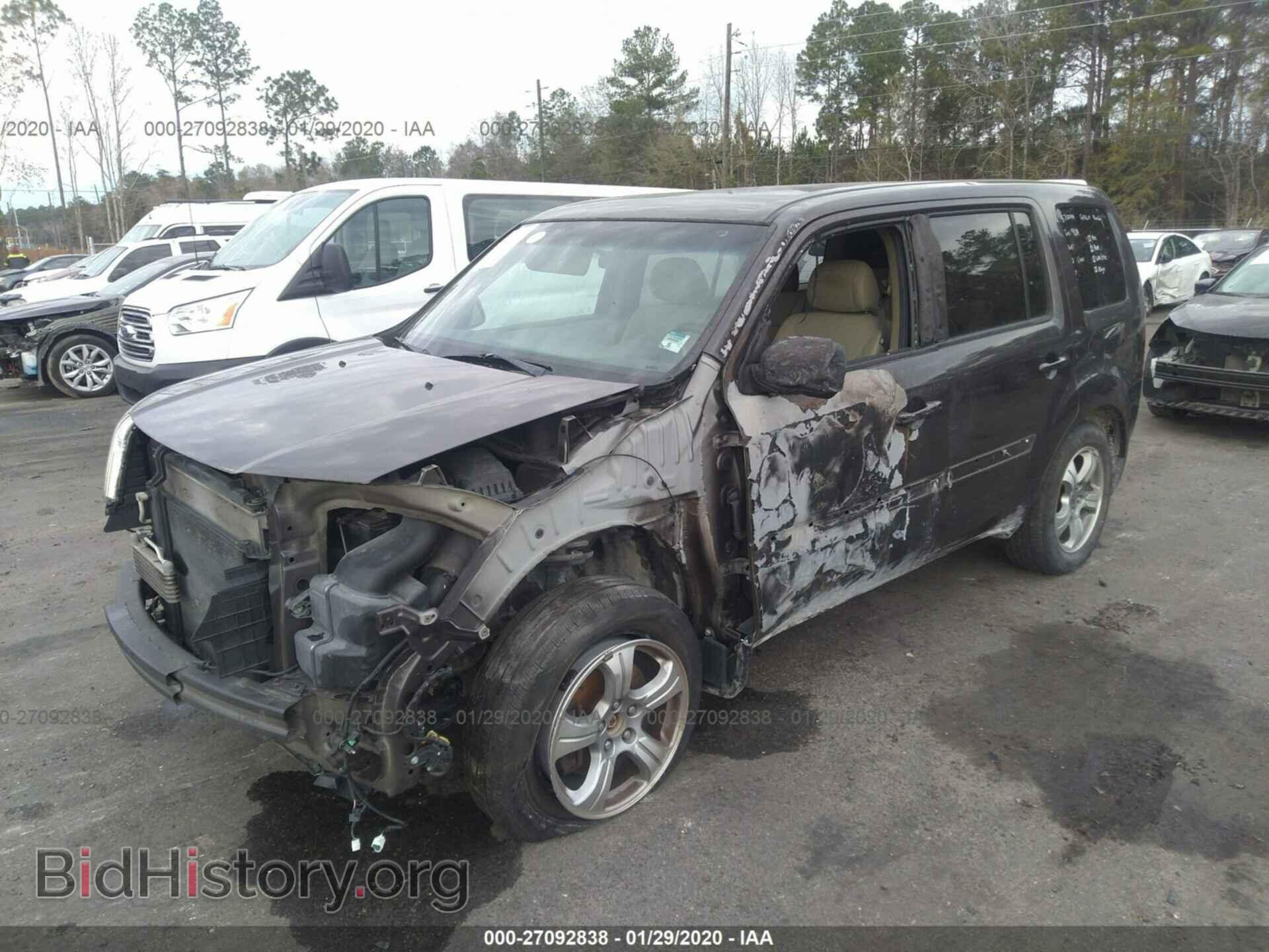 2012 HONDA PILOT - VIN: 5FNYF4H41CB052629 - Фото 2