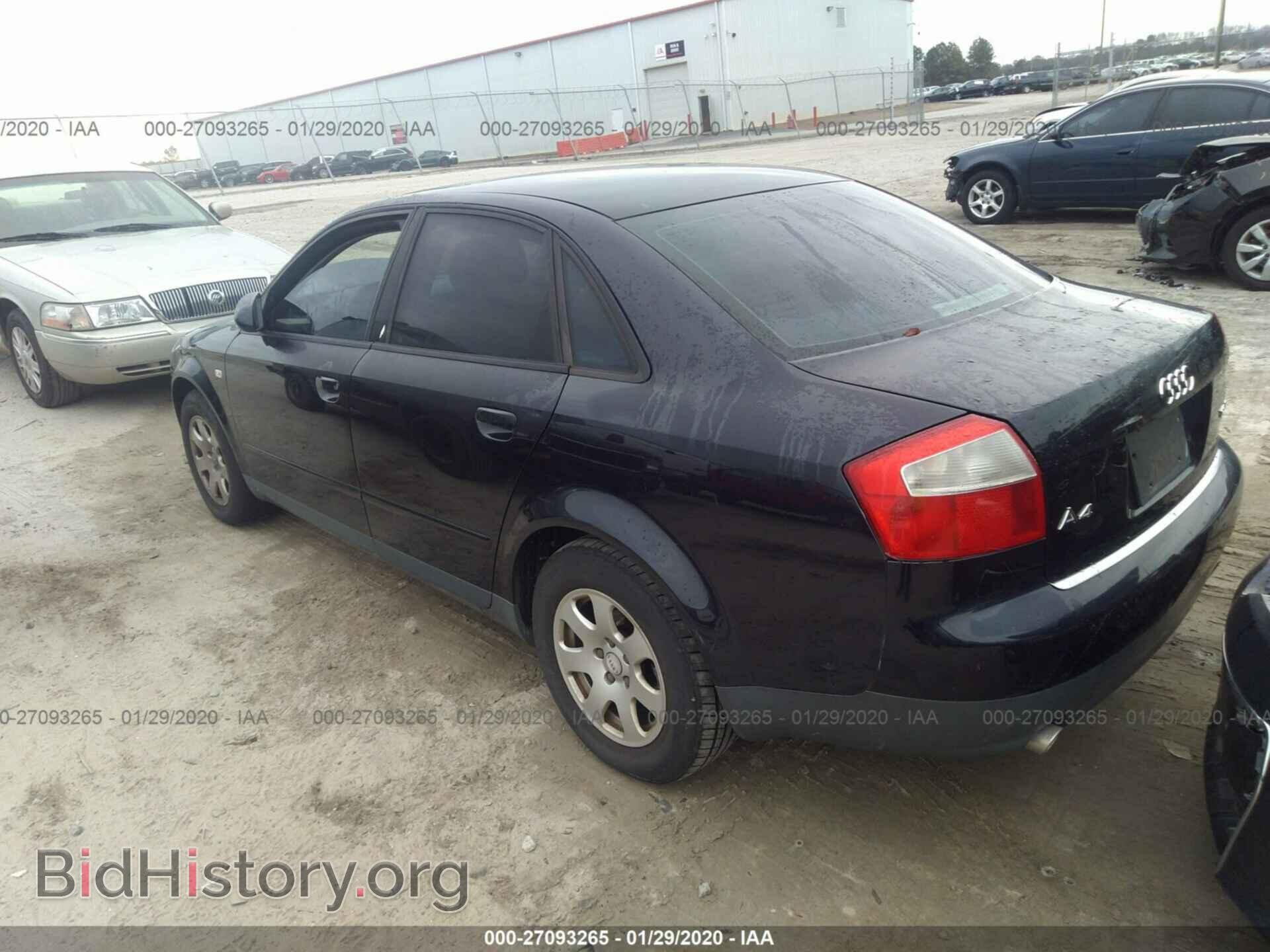 2002 AUDI A4 - VIN: WAUJC68E02A136816 - Фото 3