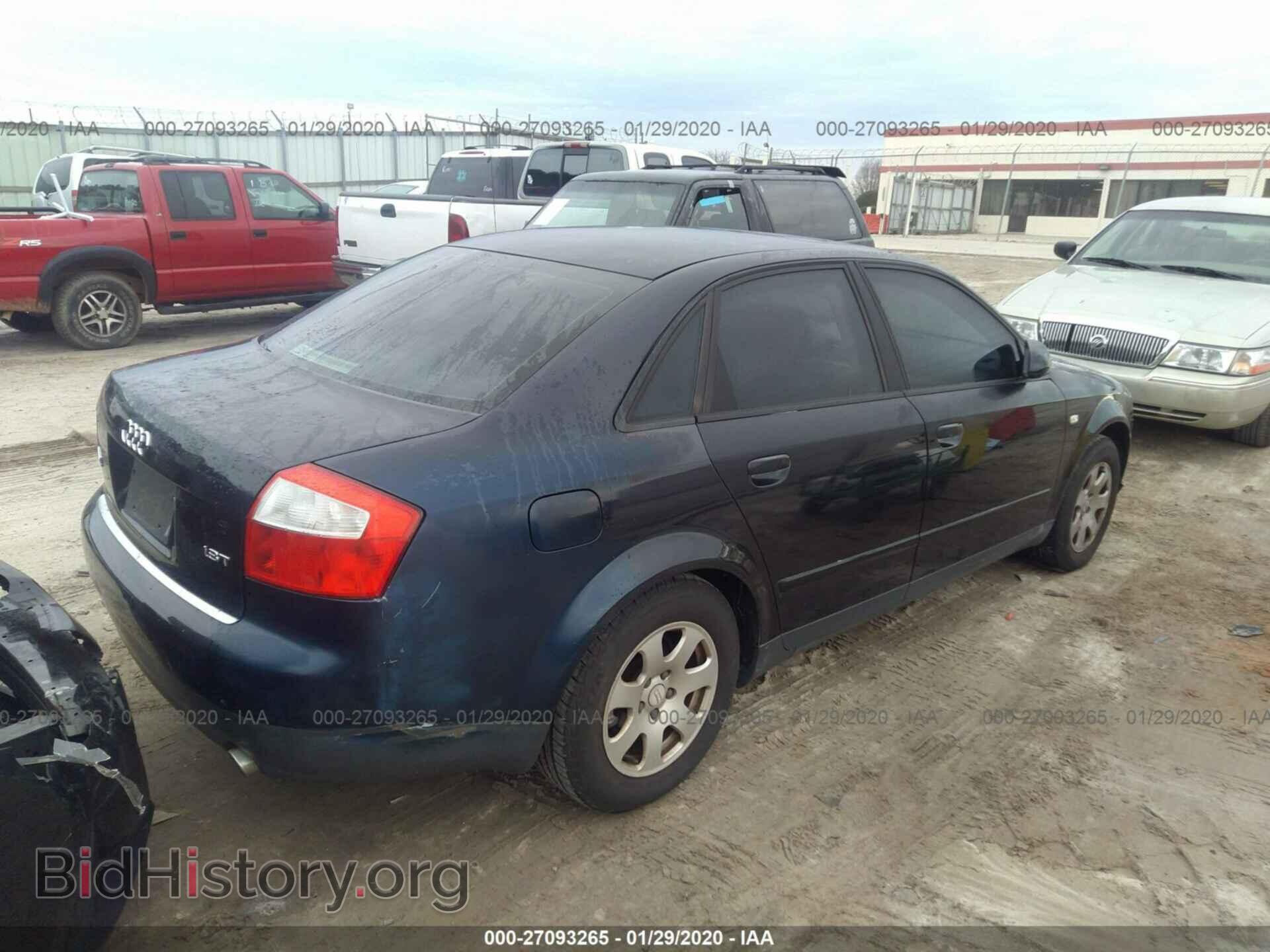 2002 AUDI A4 - VIN: WAUJC68E02A136816 - Фото 4