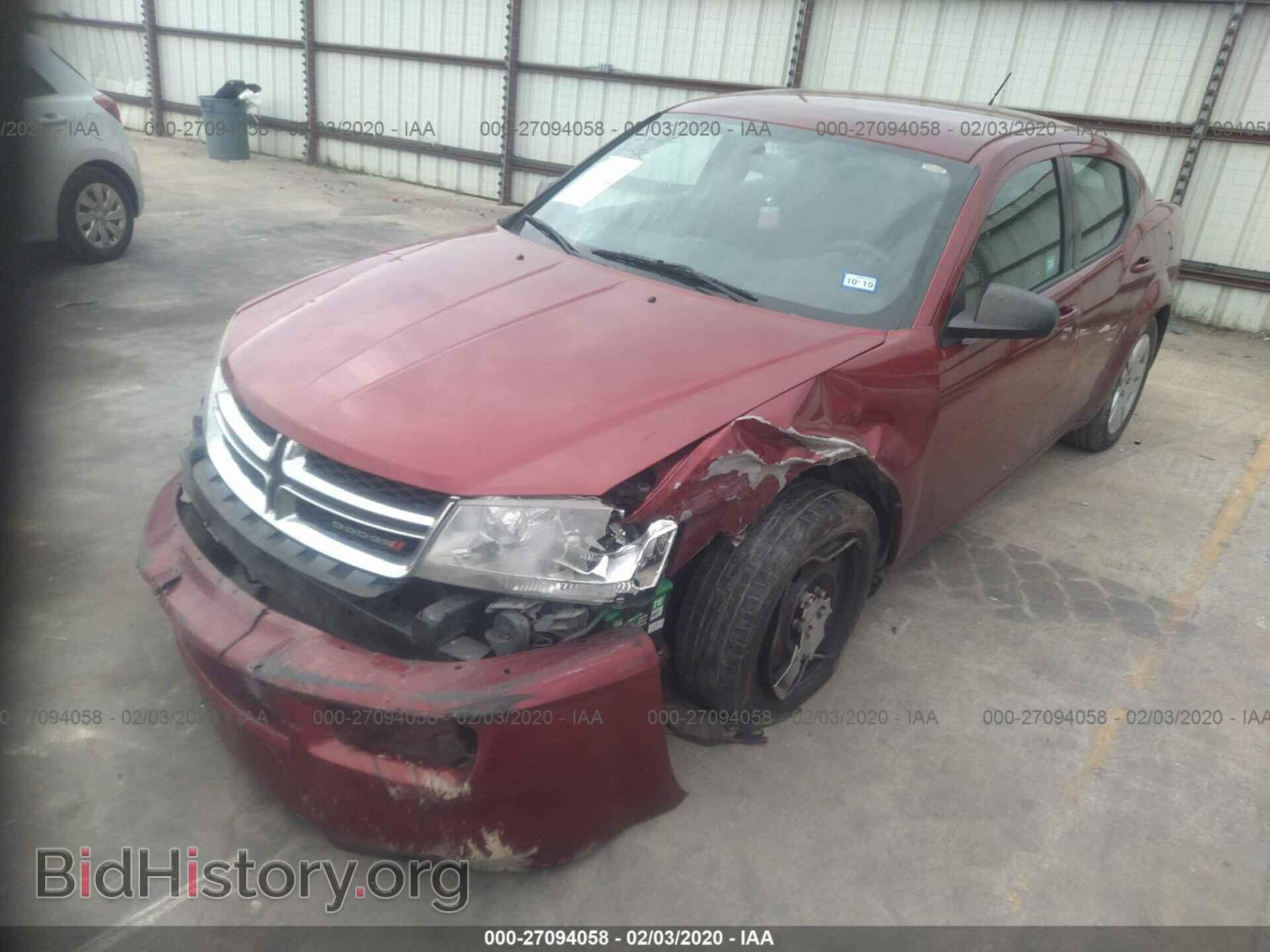 2014 DODGE AVENGER - VIN: 1C3CDZAB6EN169041 - Фото 2