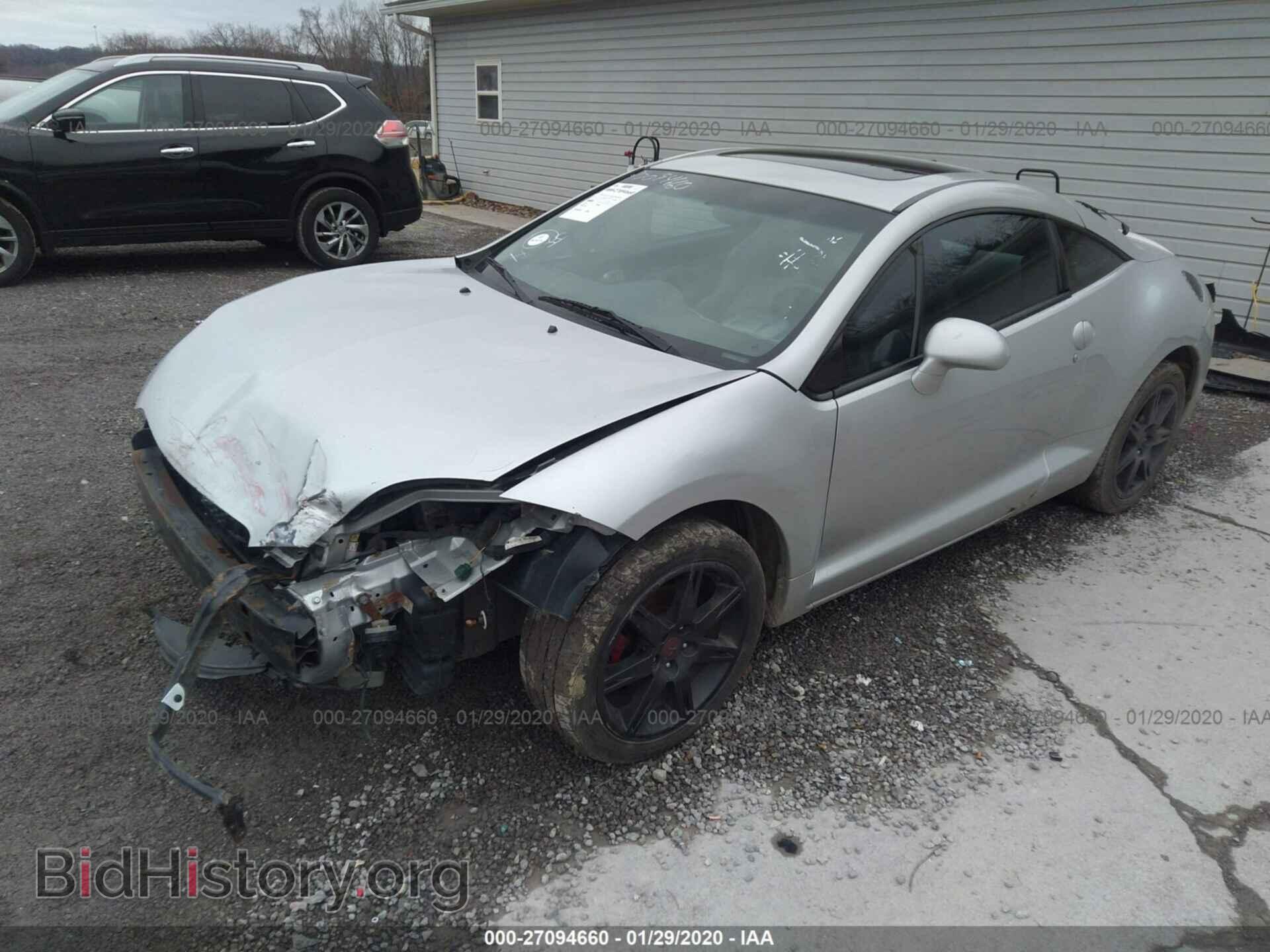 2007 MITSUBISHI ECLIPSE - VIN: 4A3AK64F37E059506 - Фото 2