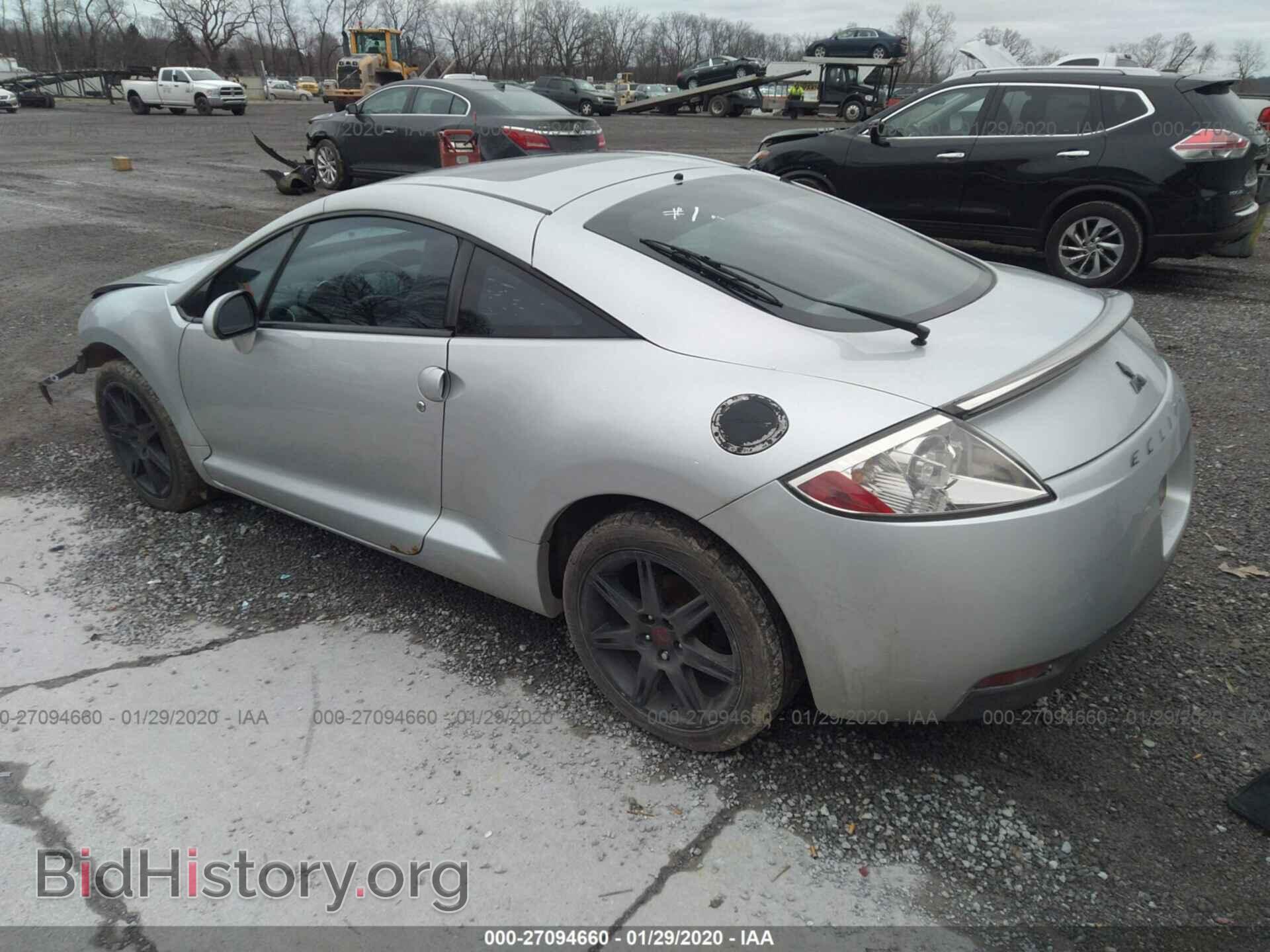 2007 MITSUBISHI ECLIPSE - VIN: 4A3AK64F37E059506 - Фото 3