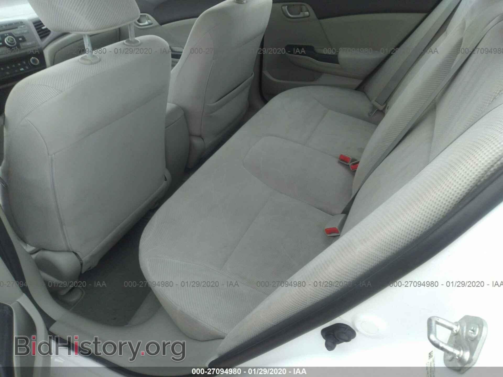 2012 HONDA CIVIC - VIN: 19XFB2F5XCE012302 - Фото 8