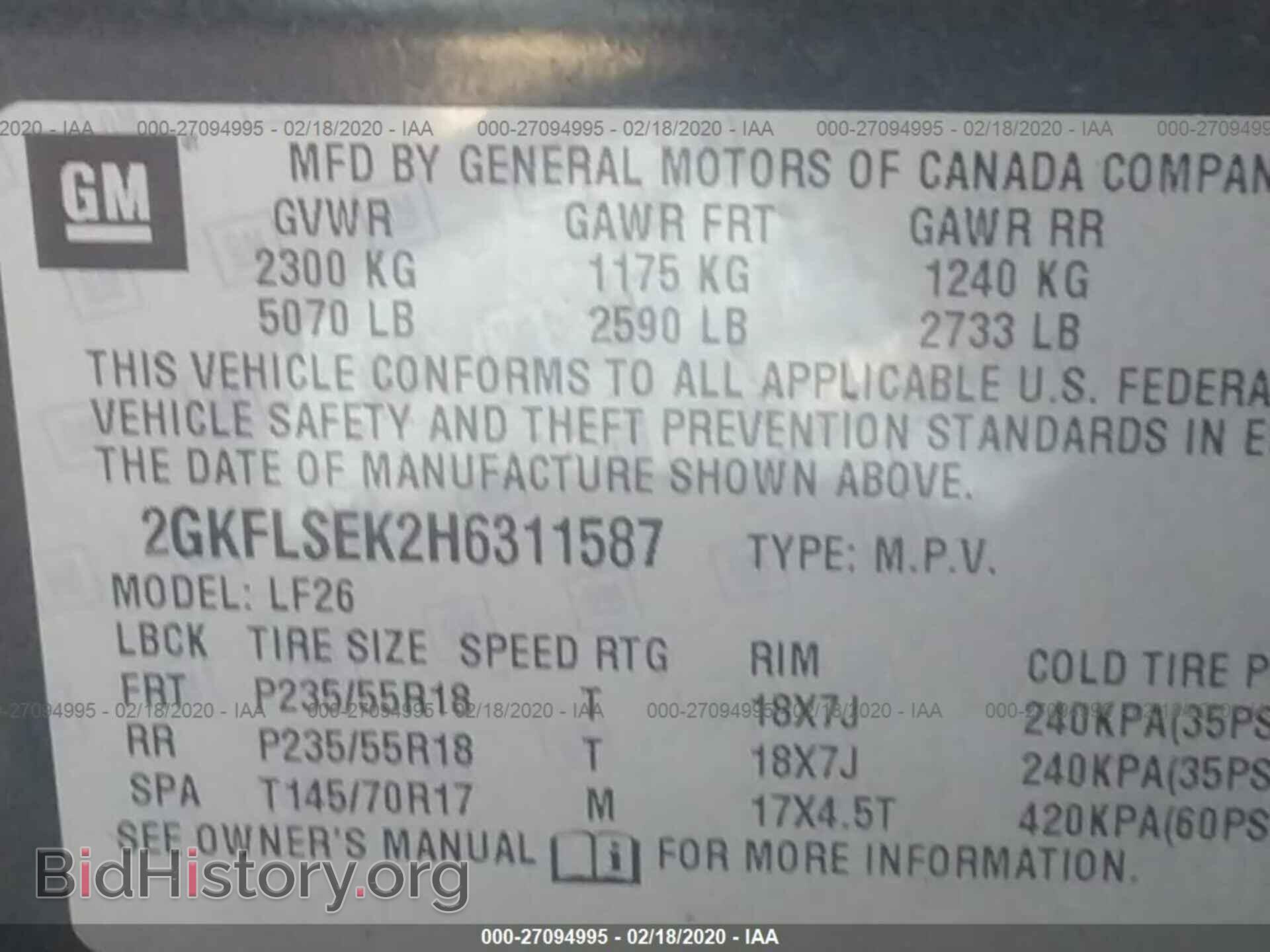 2017 GMC TERRAIN - VIN: 2GKFLSEK2H6311587 - Photo 9
