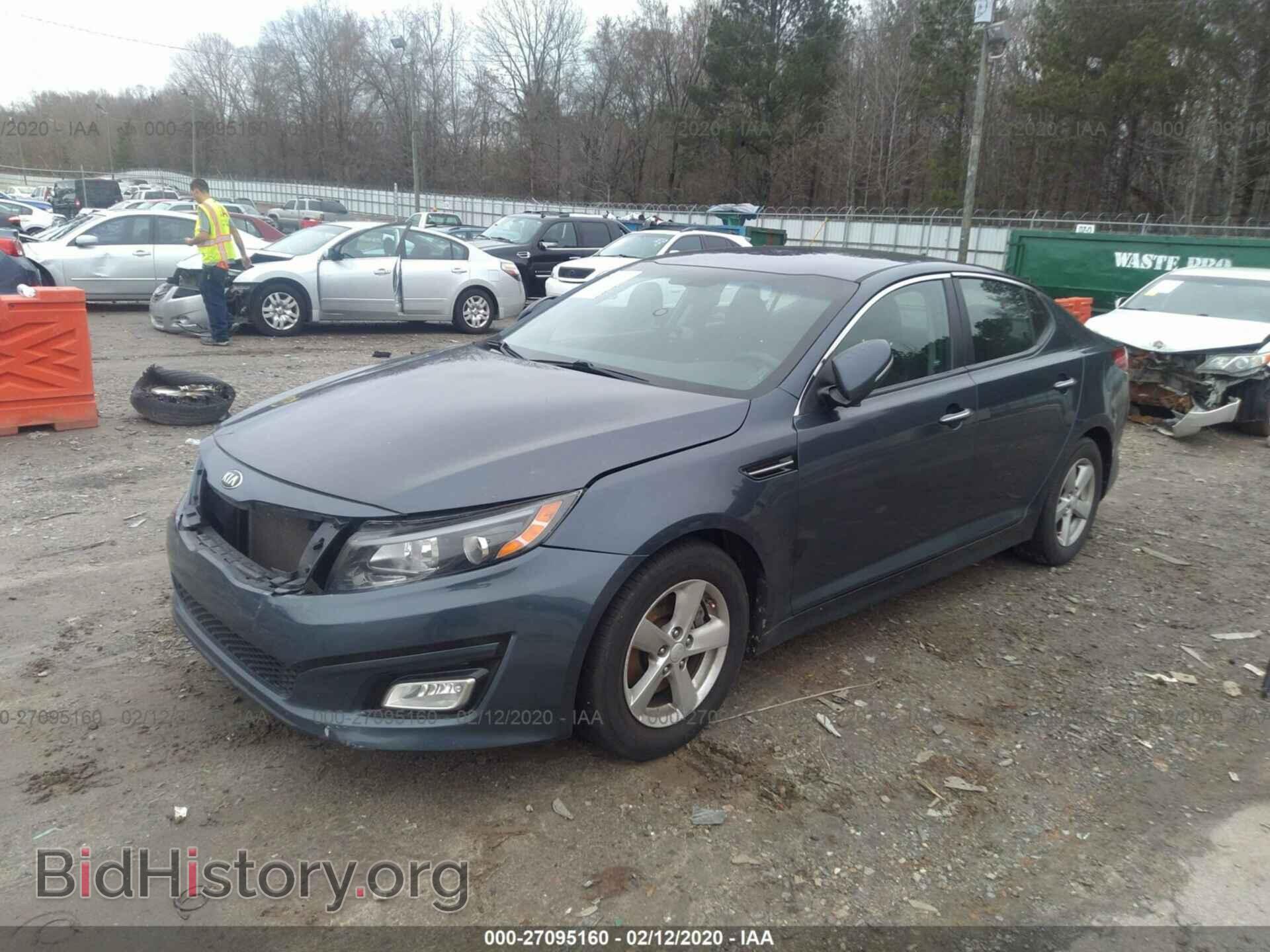 2015 KIA OPTIMA - VIN: 5XXGM4A72FG476599 - Фото 2