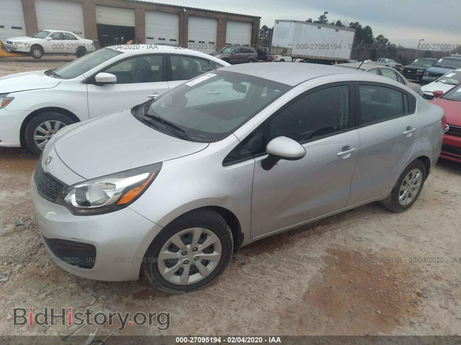 2015 KIA RIO - VIN: KNADM4A38F6520262 - Фото 2