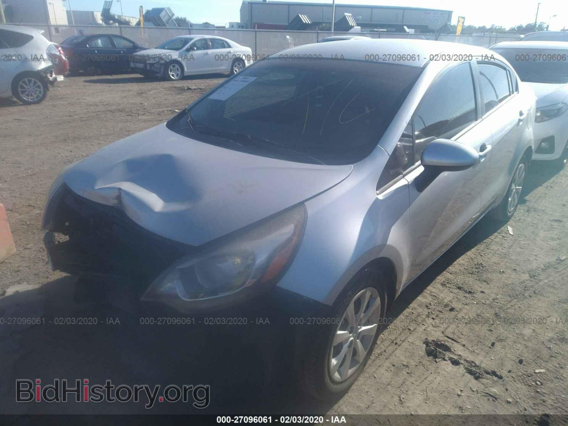 2014 KIA RIO - VIN: KNADM4A37E6368330 - Фото 2
