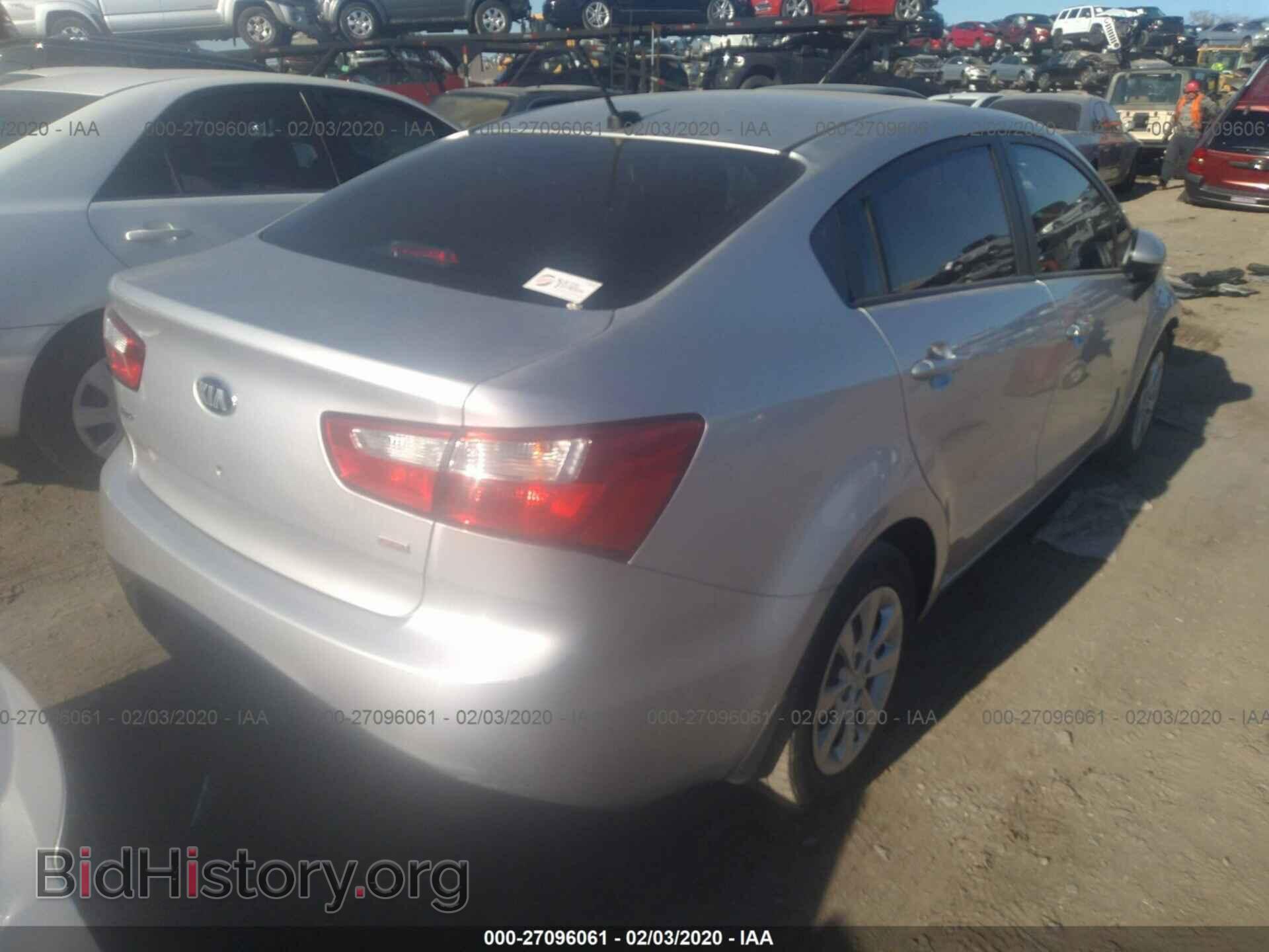 2014 KIA RIO - VIN: KNADM4A37E6368330 - Фото 4