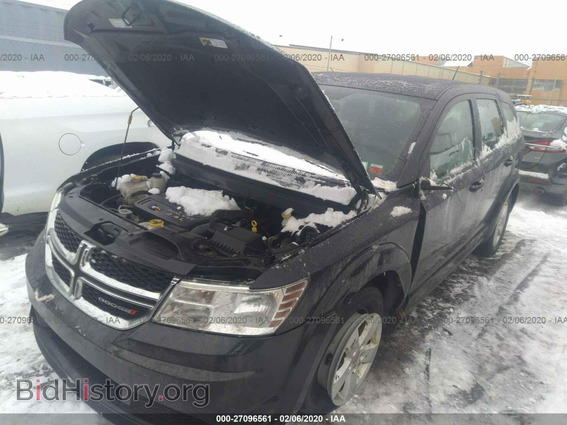 2013 DODGE JOURNEY - VIN: 3C4PDCAB7DT557677 - Фото 2