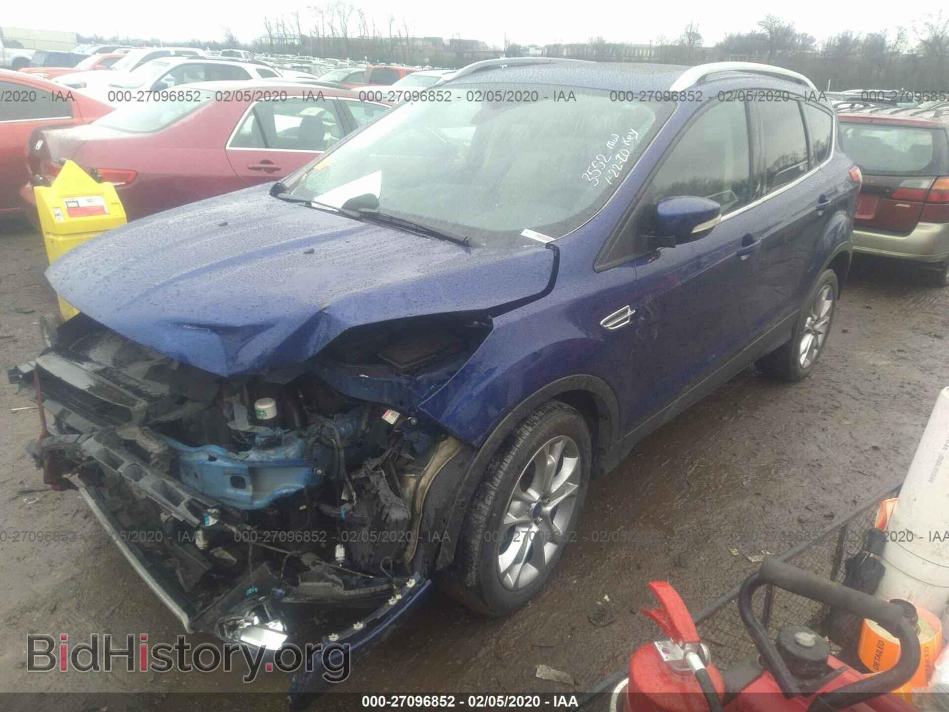 2014 FORD ESCAPE - VIN: 1FMCU0J93EUD93552 - Фото 2