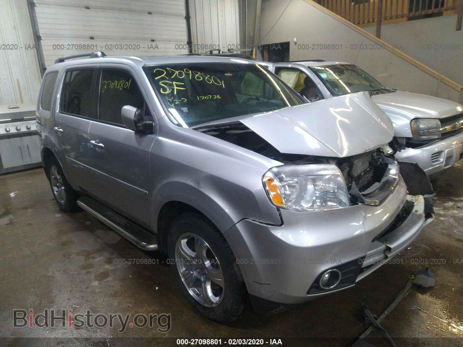 Фотография 5FNYF4H67CB040888 - HONDA PILOT 2012