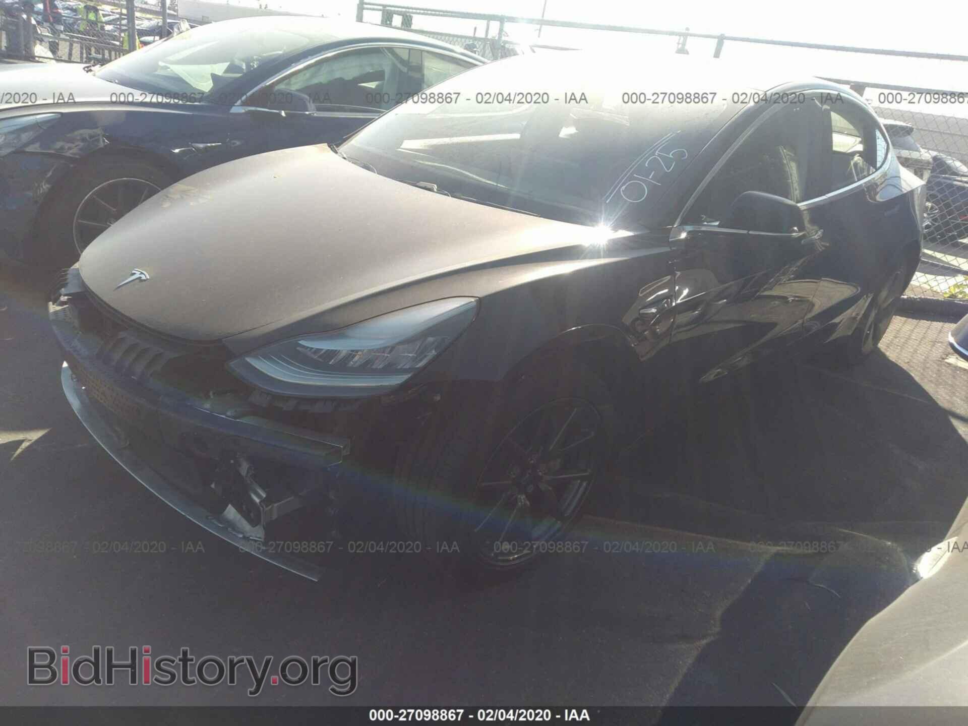 2019 TESLA MODEL 3 - VIN: 5YJ3E1EA7KF428948 - Photo 2
