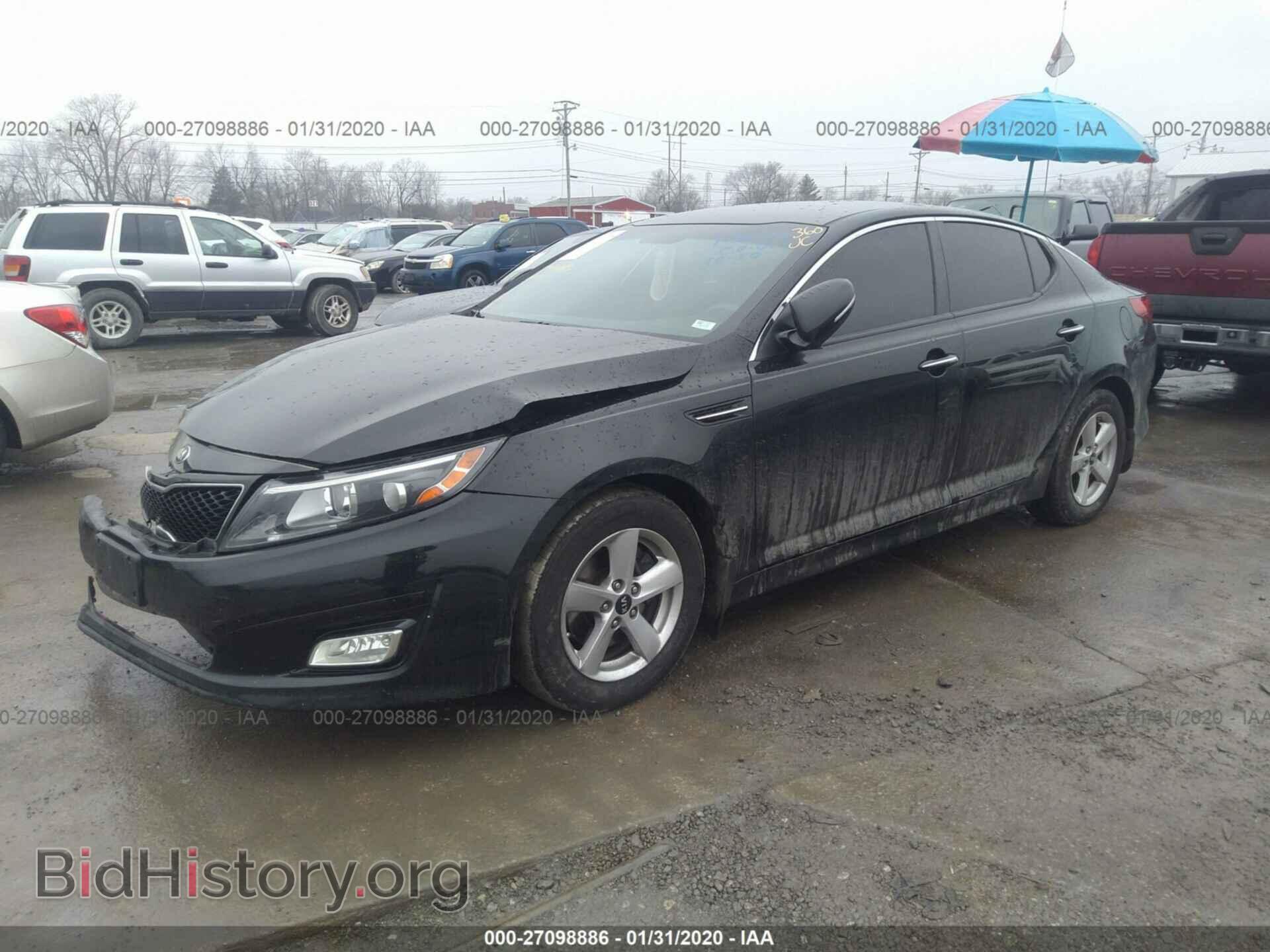 2015 KIA OPTIMA - VIN: KNAGM4A70F5657802 - Photo 2