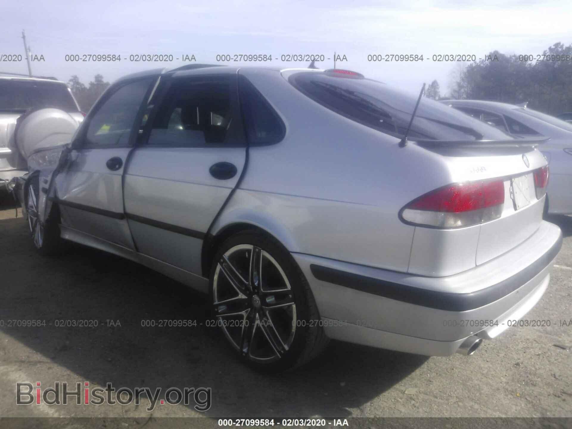 2002 SAAB 9-3 - VIN: YS3DF58K422032257 - Фото 3